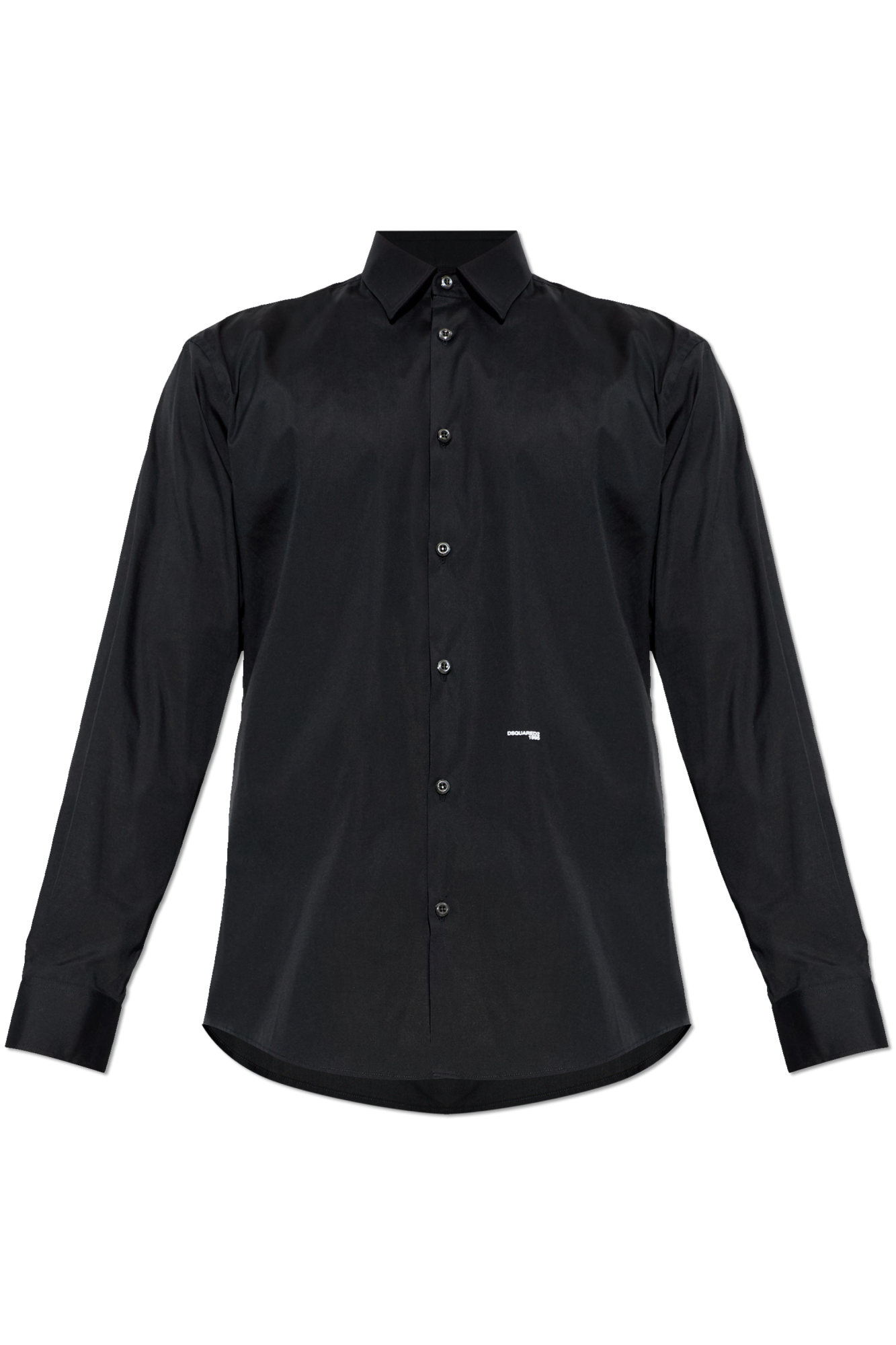 Dsquared2 Koszula Z Logo, Mężczyźni, Czarny