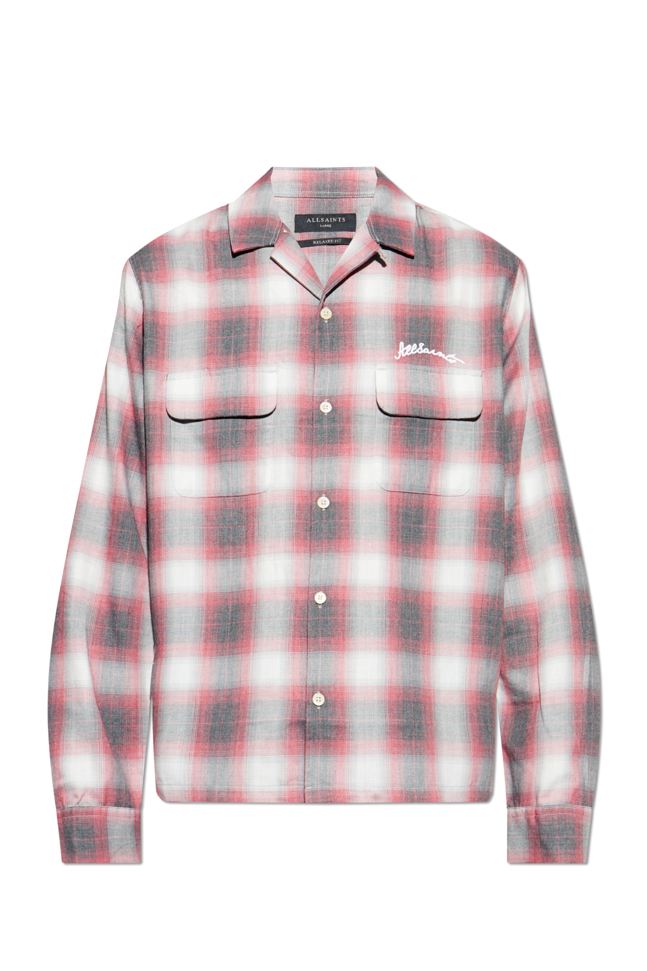 AllSaints Koszula `Shams`, Mężczyźni, Różowy