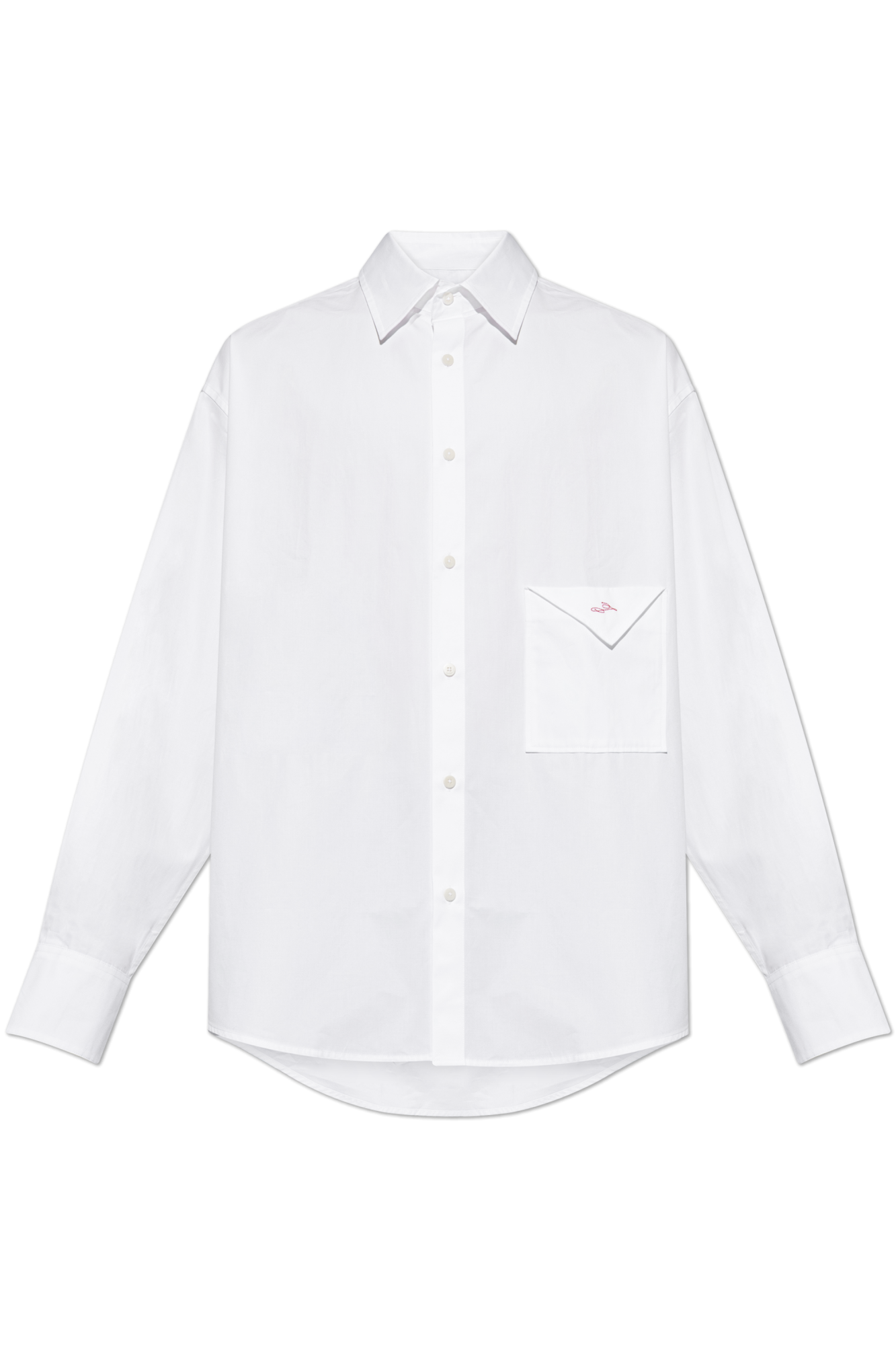 Jacquemus Koszula Z Kieszenią, Mężczyźni, Biały