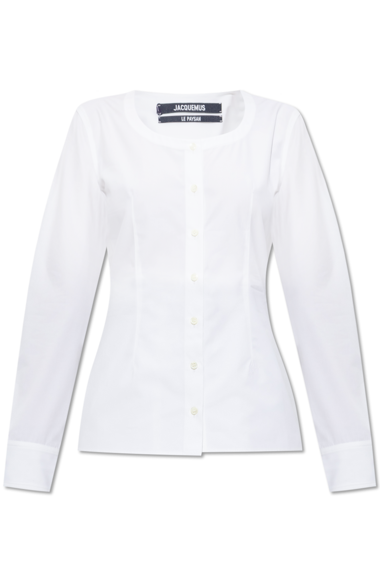Jacquemus Taliowania Koszula, Kobiety, Biały
