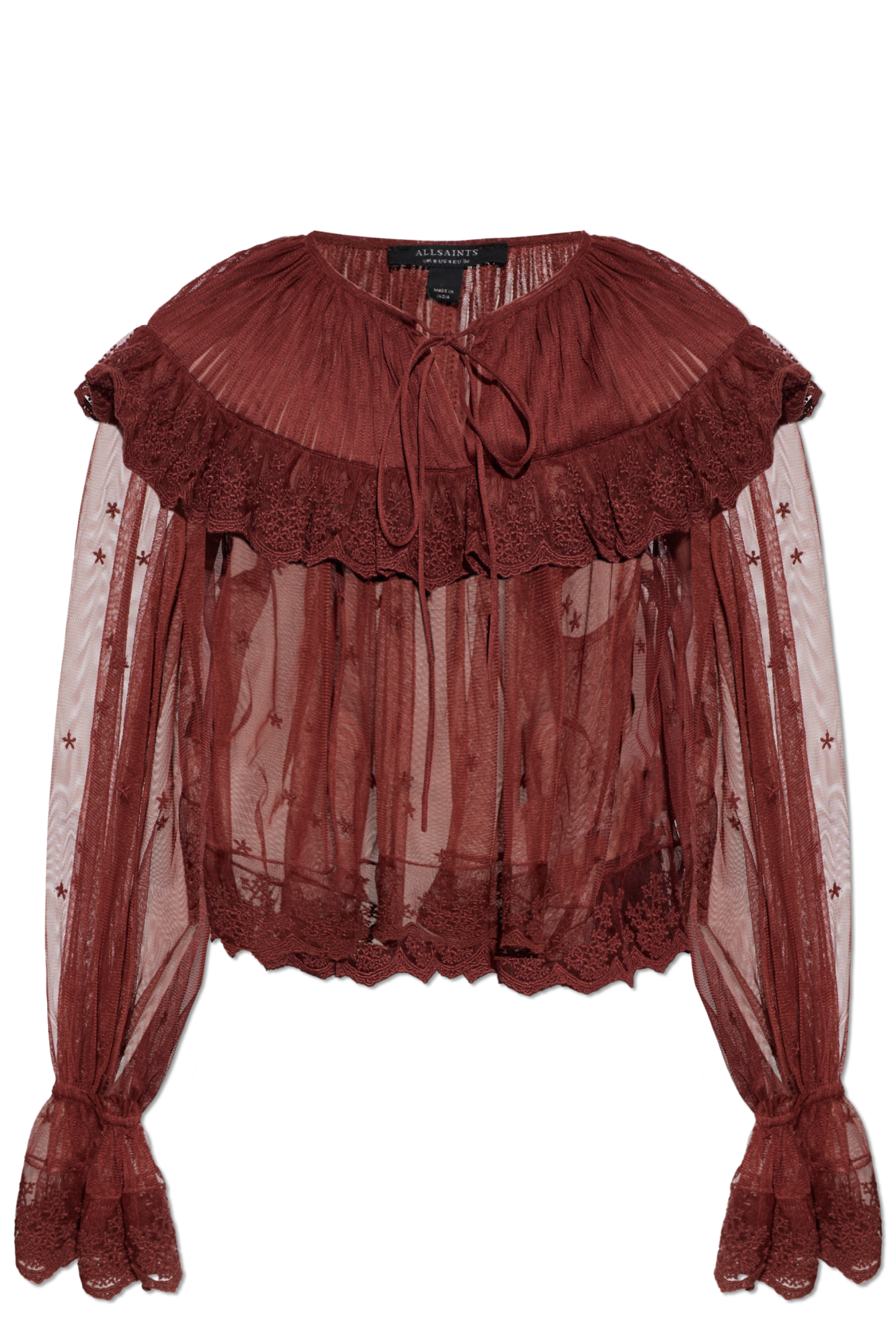 AllSaints Top ‘Trixie’, Kobiety, Bordo