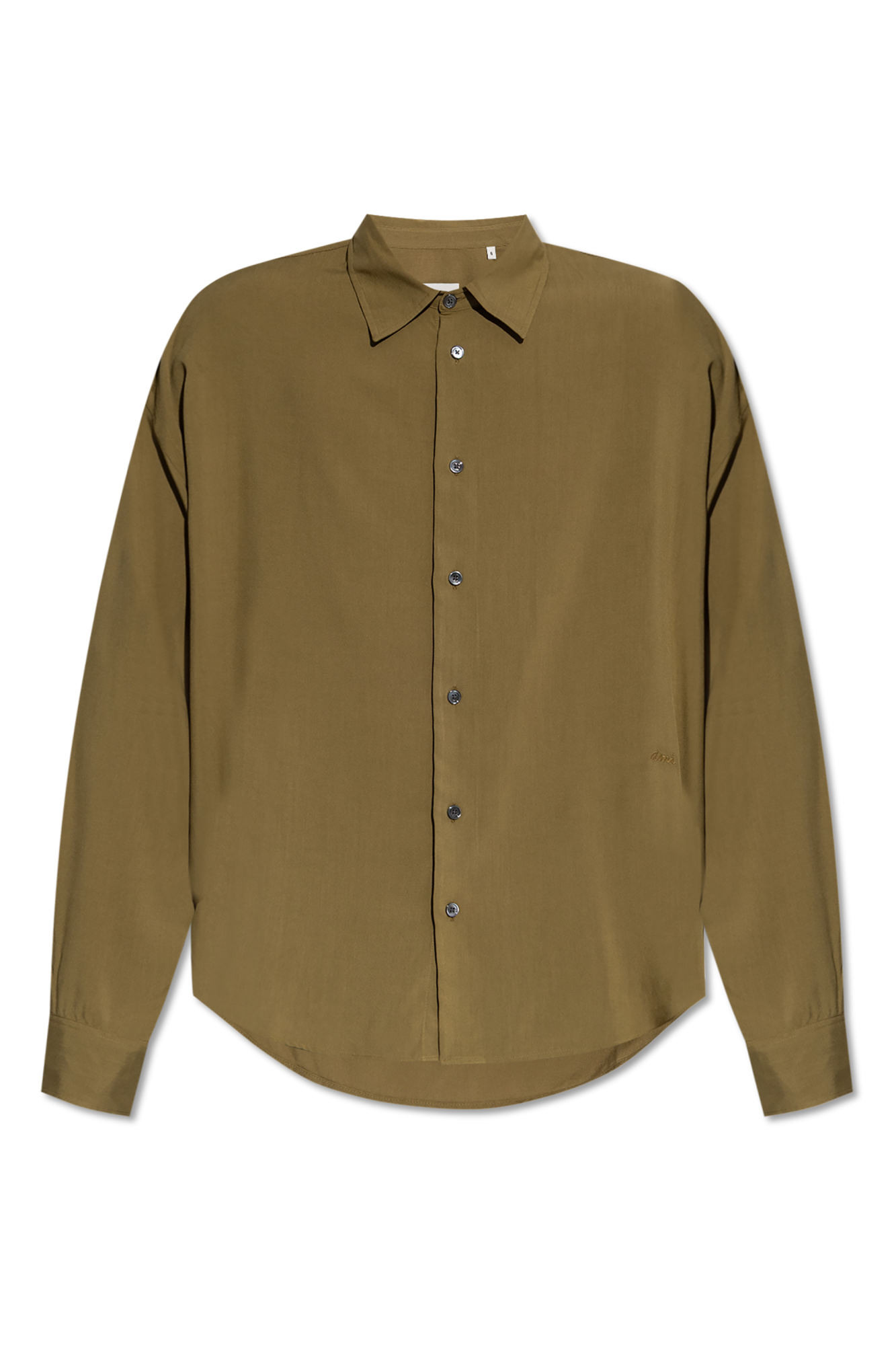 Ami Alexandre Mattiussi Koszula Z Logo, Unisex, Zielony