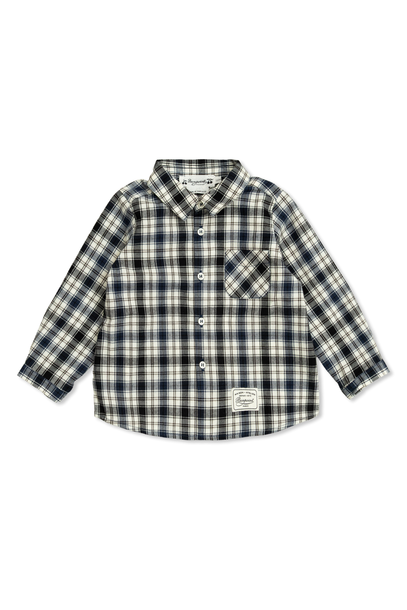 Bonpoint  Koszula Z Kieszenią, Unisex, Czarny