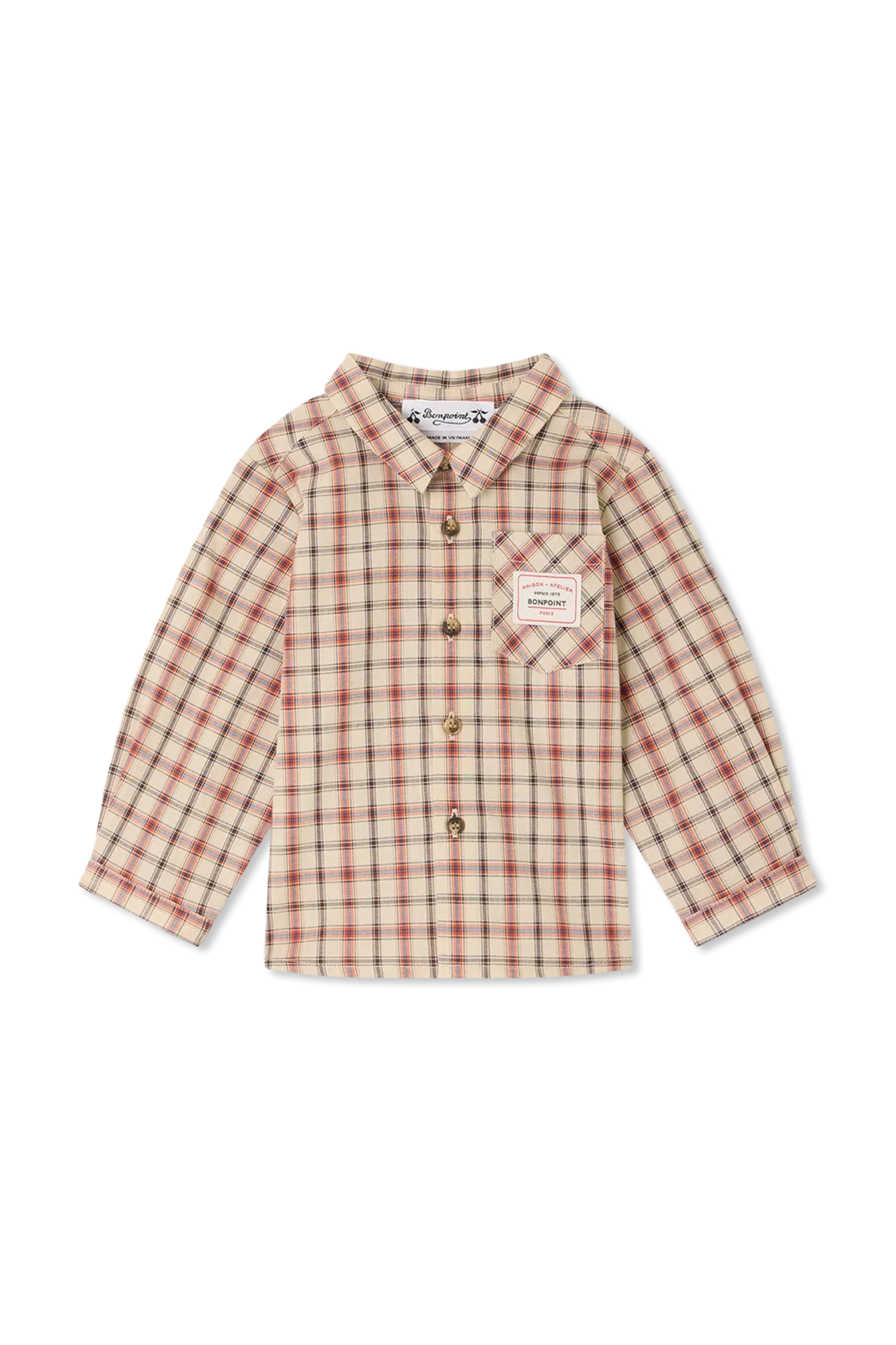 Bonpoint  Koszula ‘Gillo’, Unisex, Beżowy