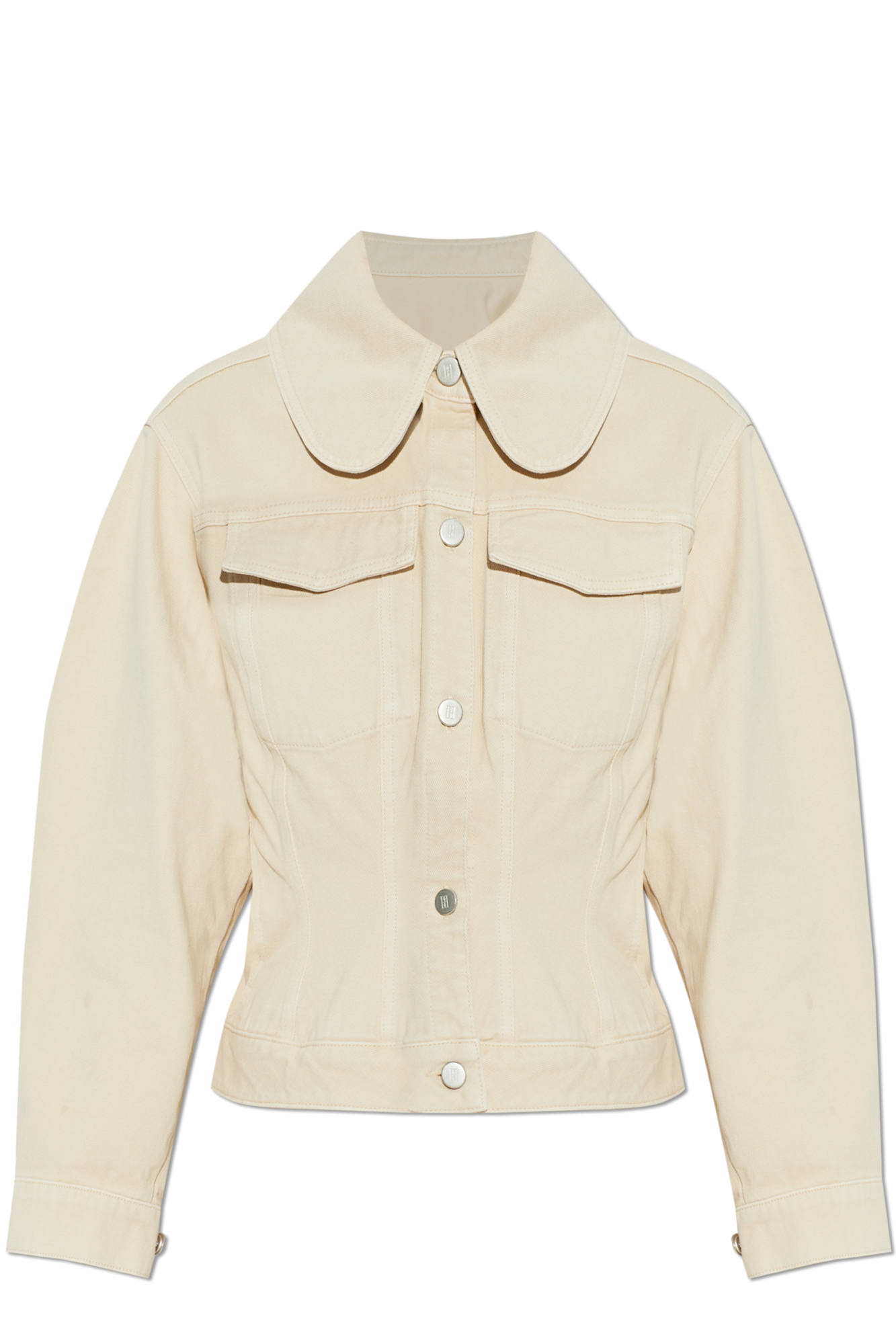 By Malene Birger Jeansowa Kurtka `Villies`, Kobiety, Kremowy