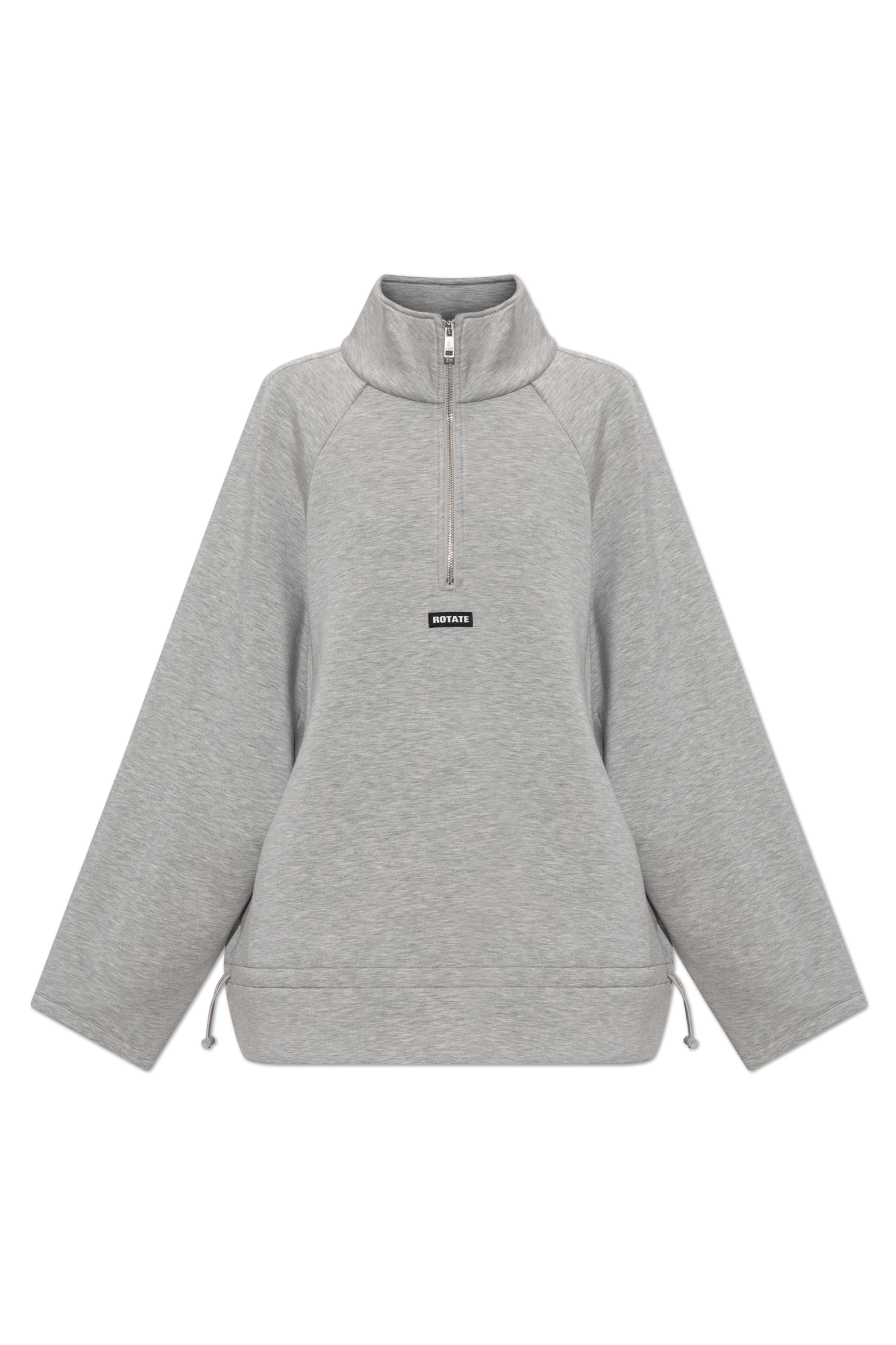 ROTATE Bluza Z Naszywką Z Logo, Kobiety, Szary