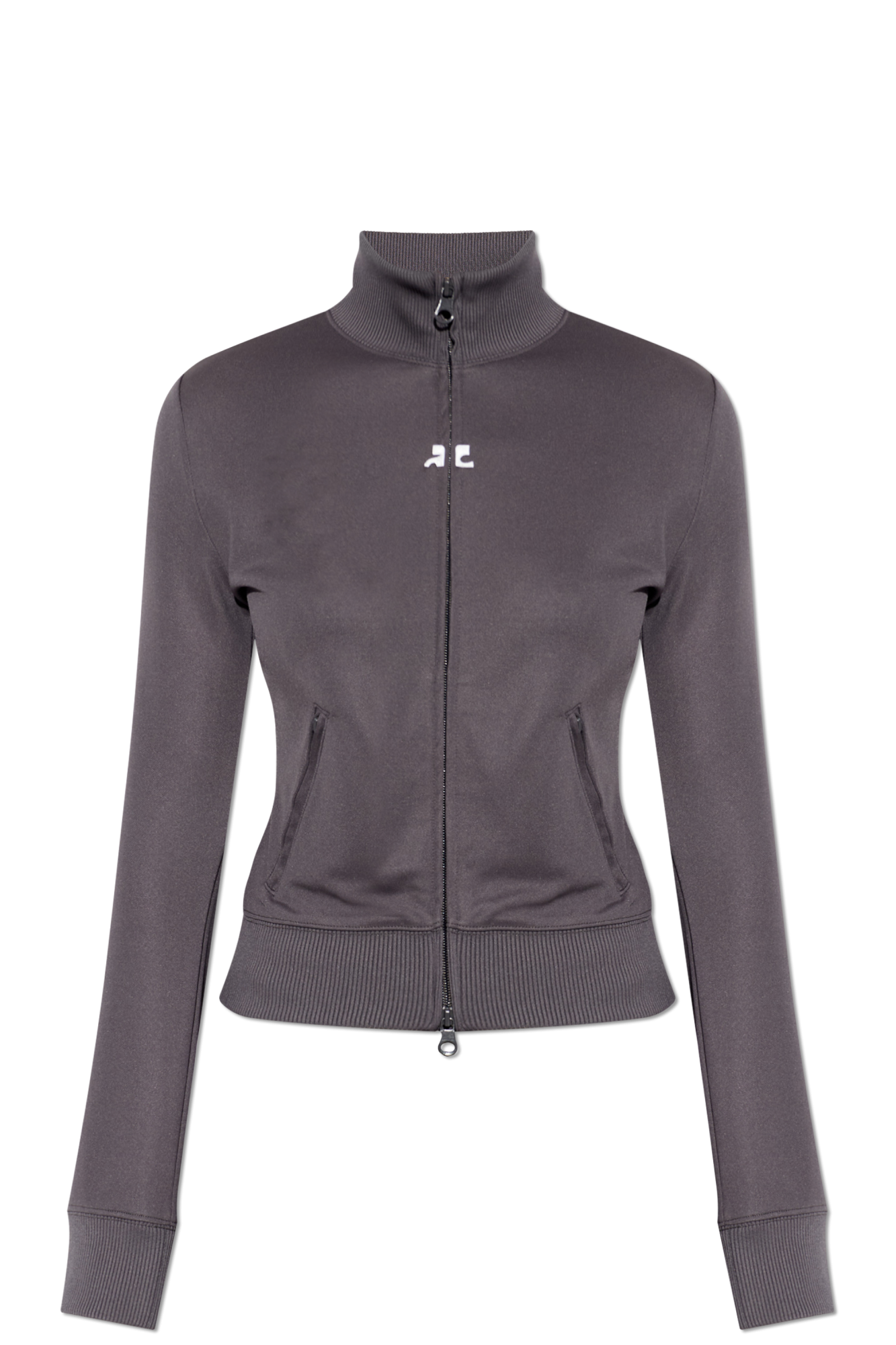 Courrèges Bluza Ze Stójką, Kobiety, Brązowy