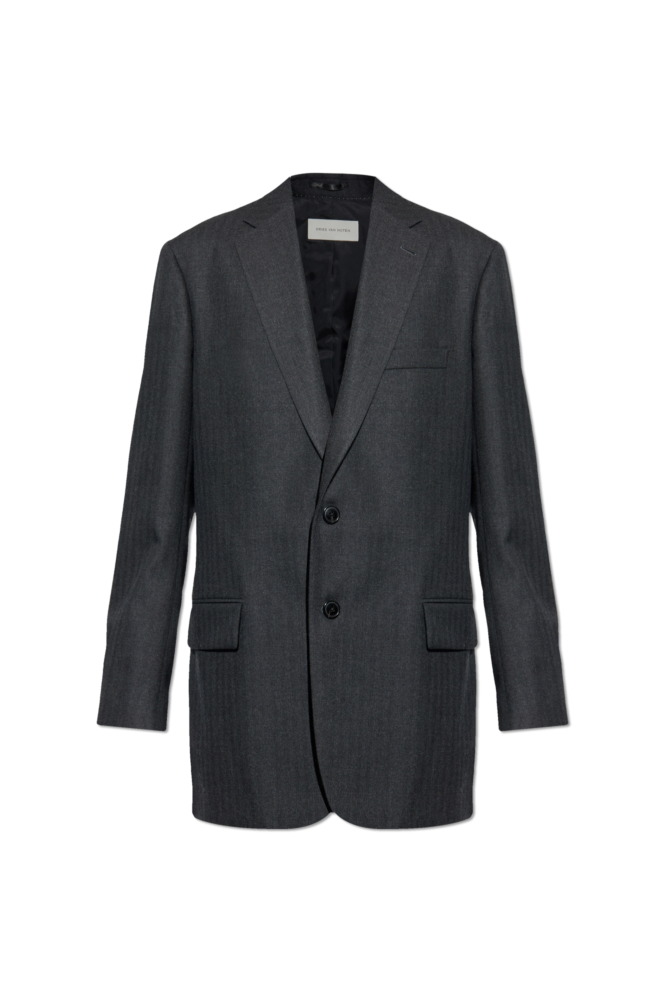 Dries Van Noten Marynarka `Blunt`, Mężczyźni, Szary