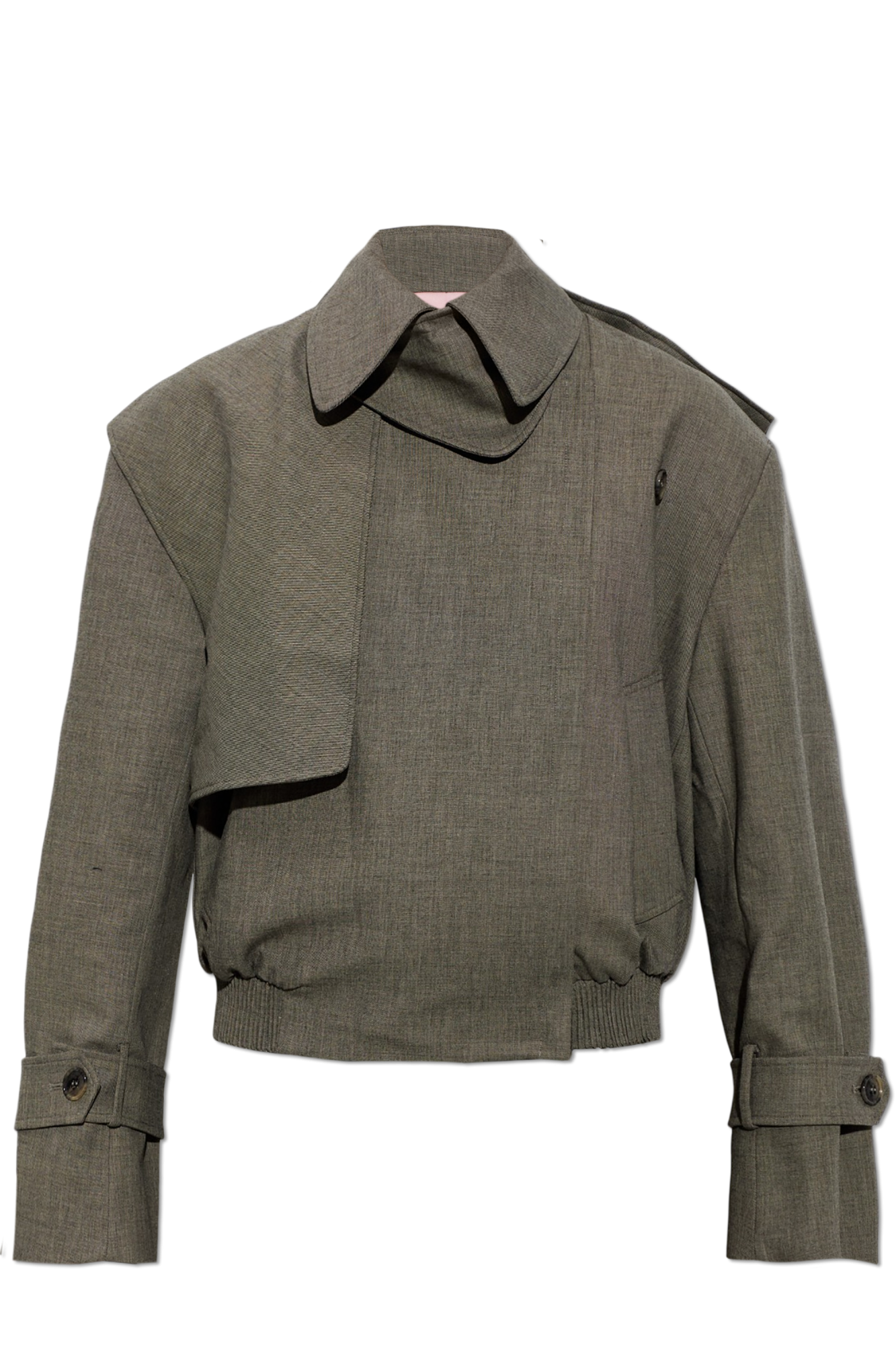 Christopher Esber Kurtka ‘Cropped Trench’, Kobiety, Szary
