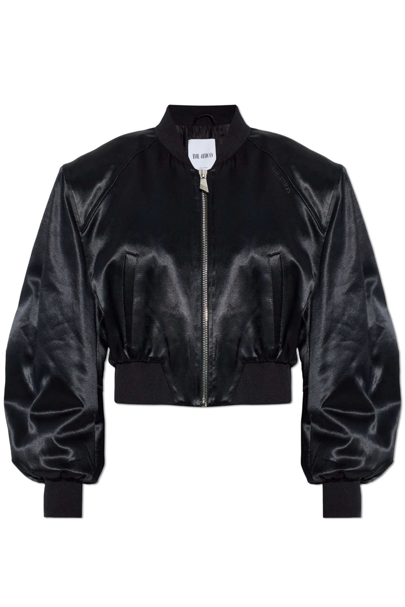 The Attico Kurtka Typu `bomber`, Kobiety, Czarny
