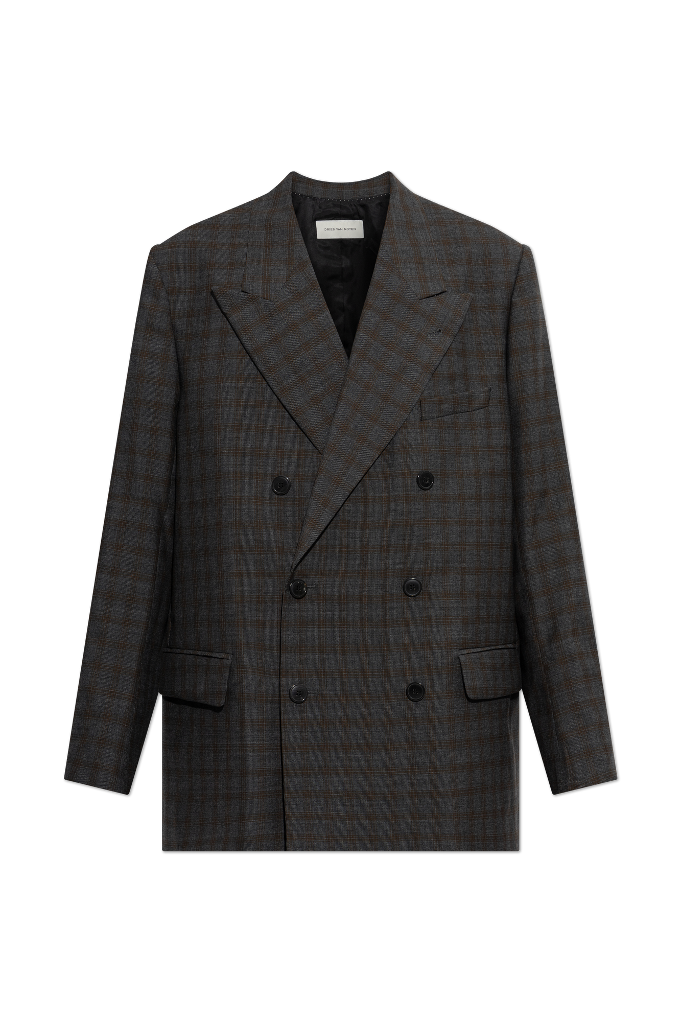 Dries Van Noten Wełniana Marynarka ‘Bosier’, Mężczyźni, Szary