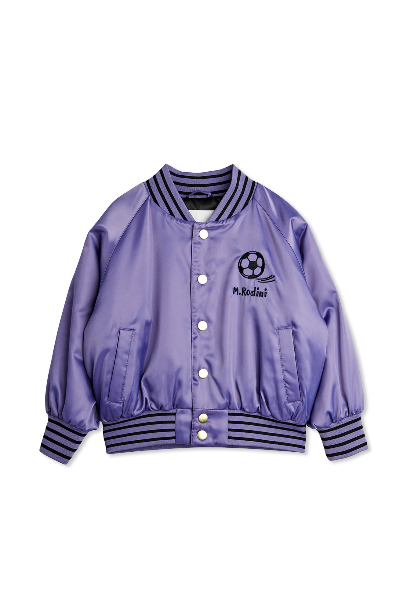 Mini Rodini Kurtka Typu `bomber`, Unisex, Fioletowy
