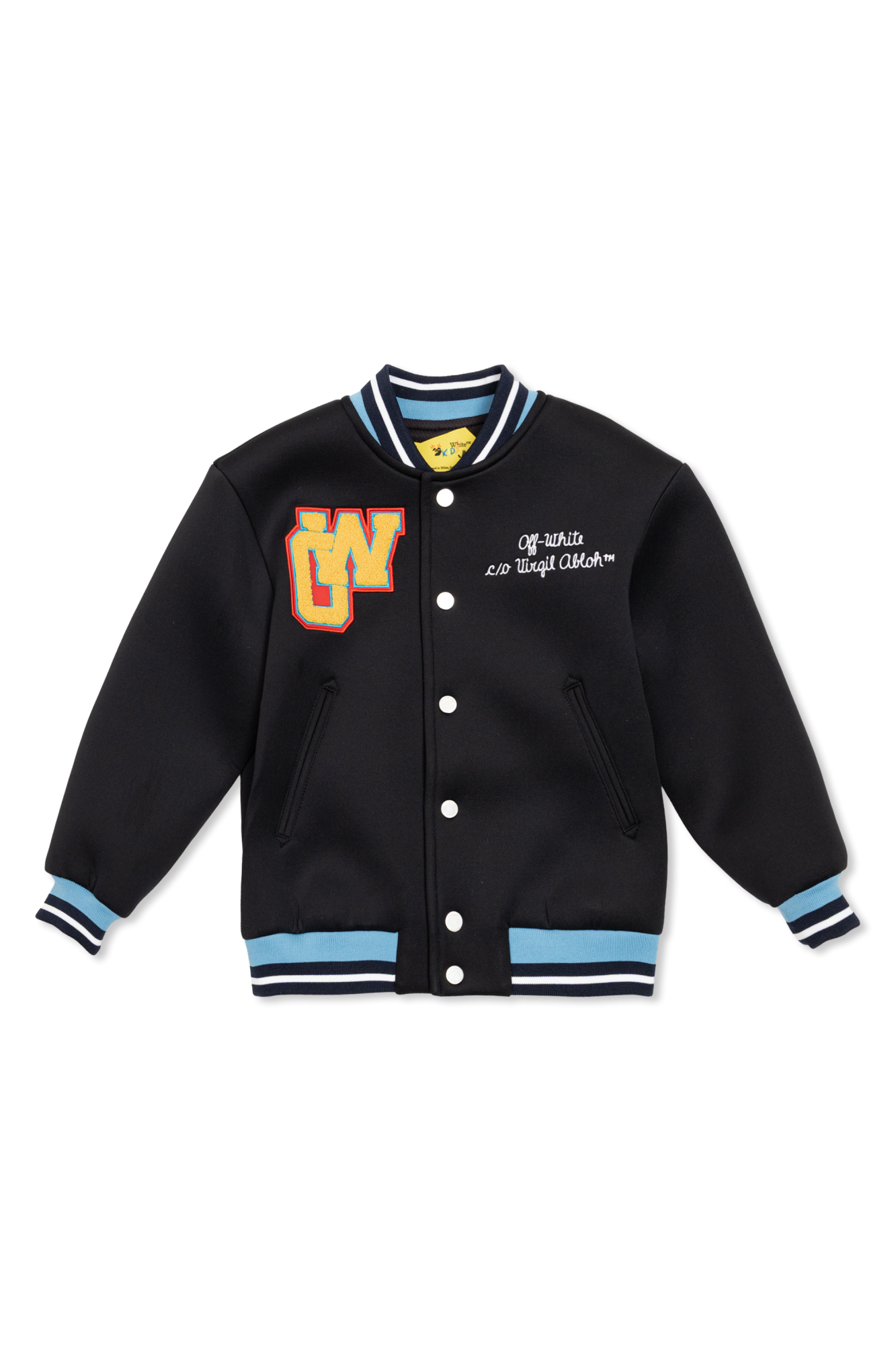 Off-White Kids Kurtka Typu ‘Bomber’, Unisex, Czarny