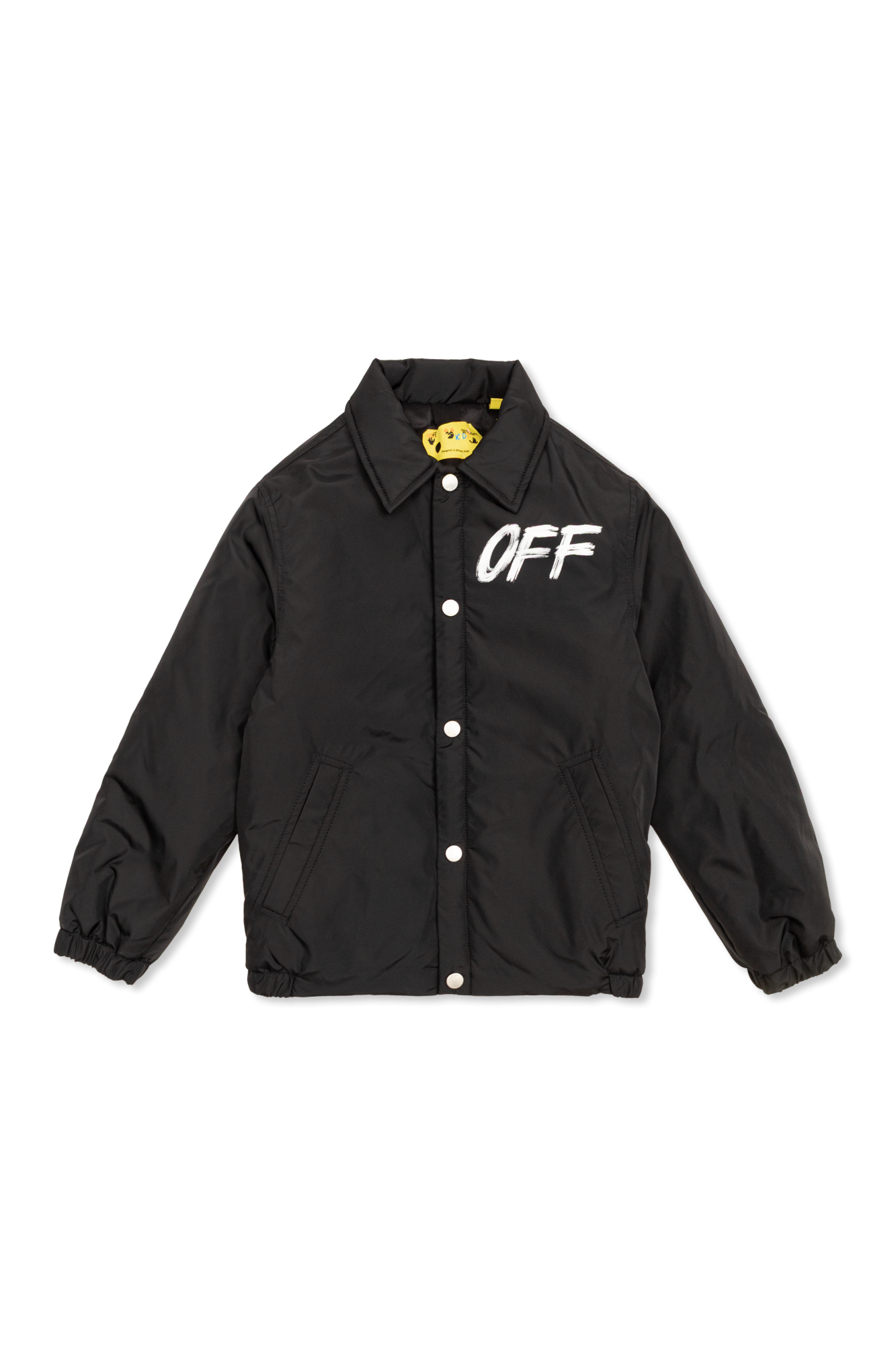 Off-White Kids Kurtka Z Logo, Unisex, Czarny