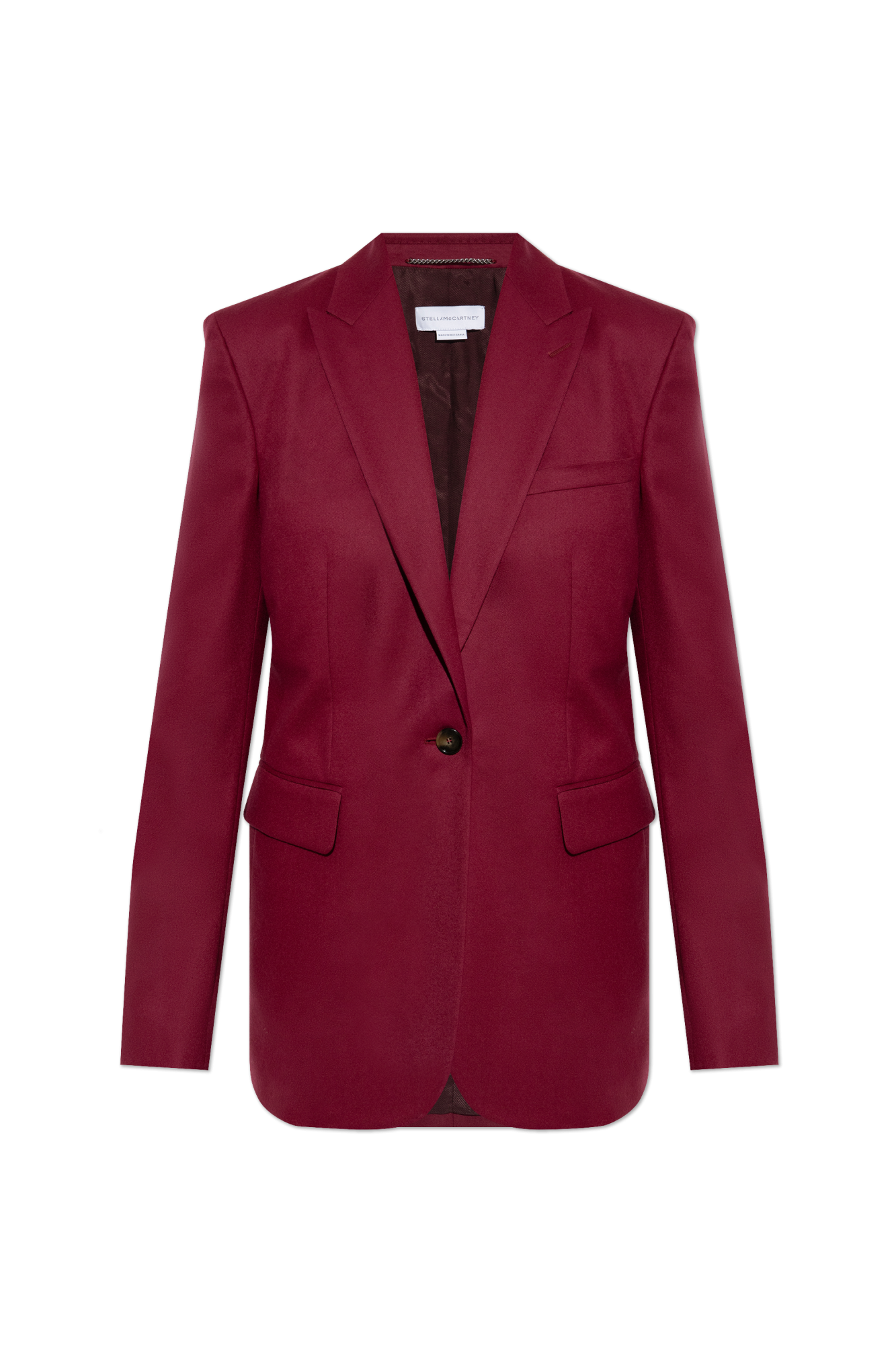 Stella McCartney Wełniana Marynarka, Kobiety, Bordo