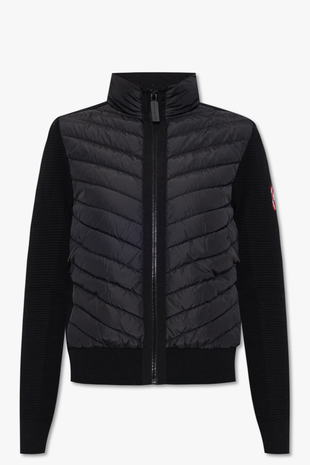 Canada Goose Kardigan Z Pikowanym Przodem, Kobiety, Czarny