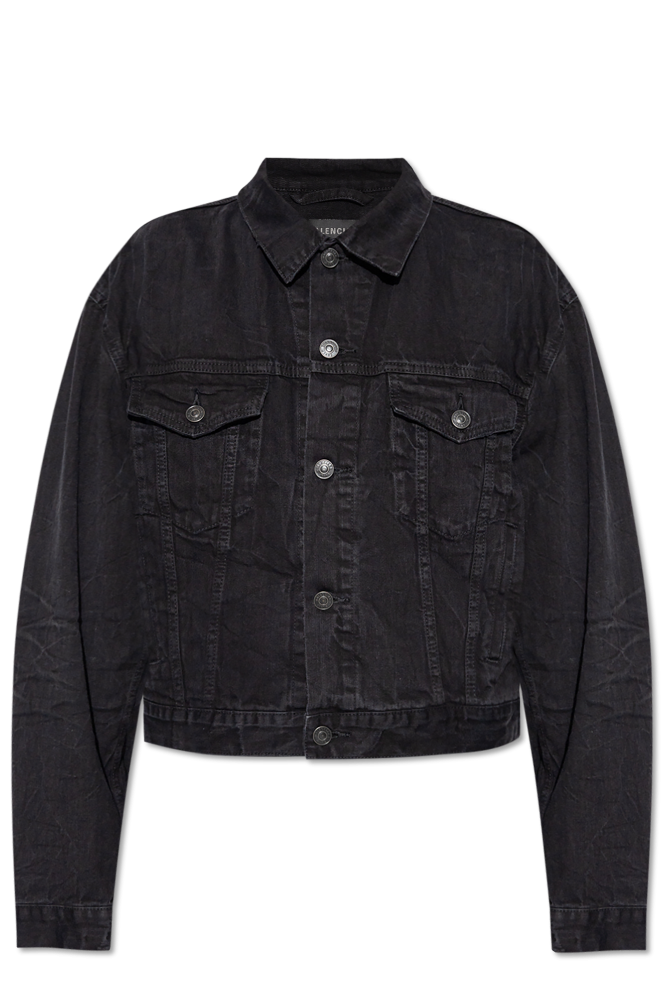 Balenciaga Kurtka Jeansowa, Kobiety, Czarny