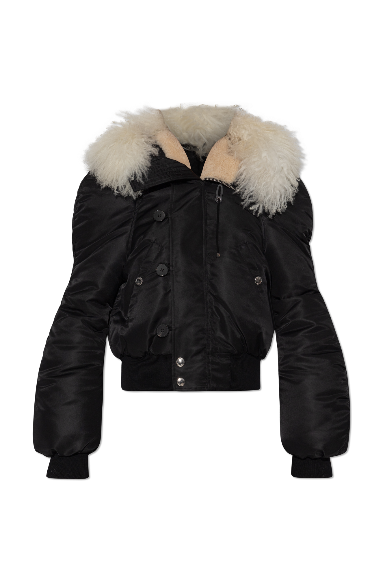 Alexander McQueen Kurtka Typu `bomber`, Kobiety, Czarny