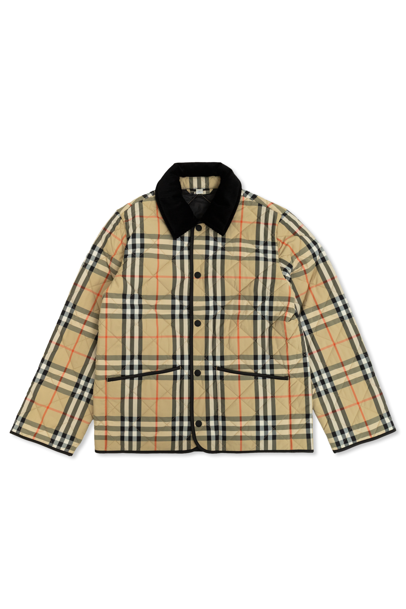 Burberry Kids Kurtka Ze Wzorem W Kratę, Unisex, Beżowy