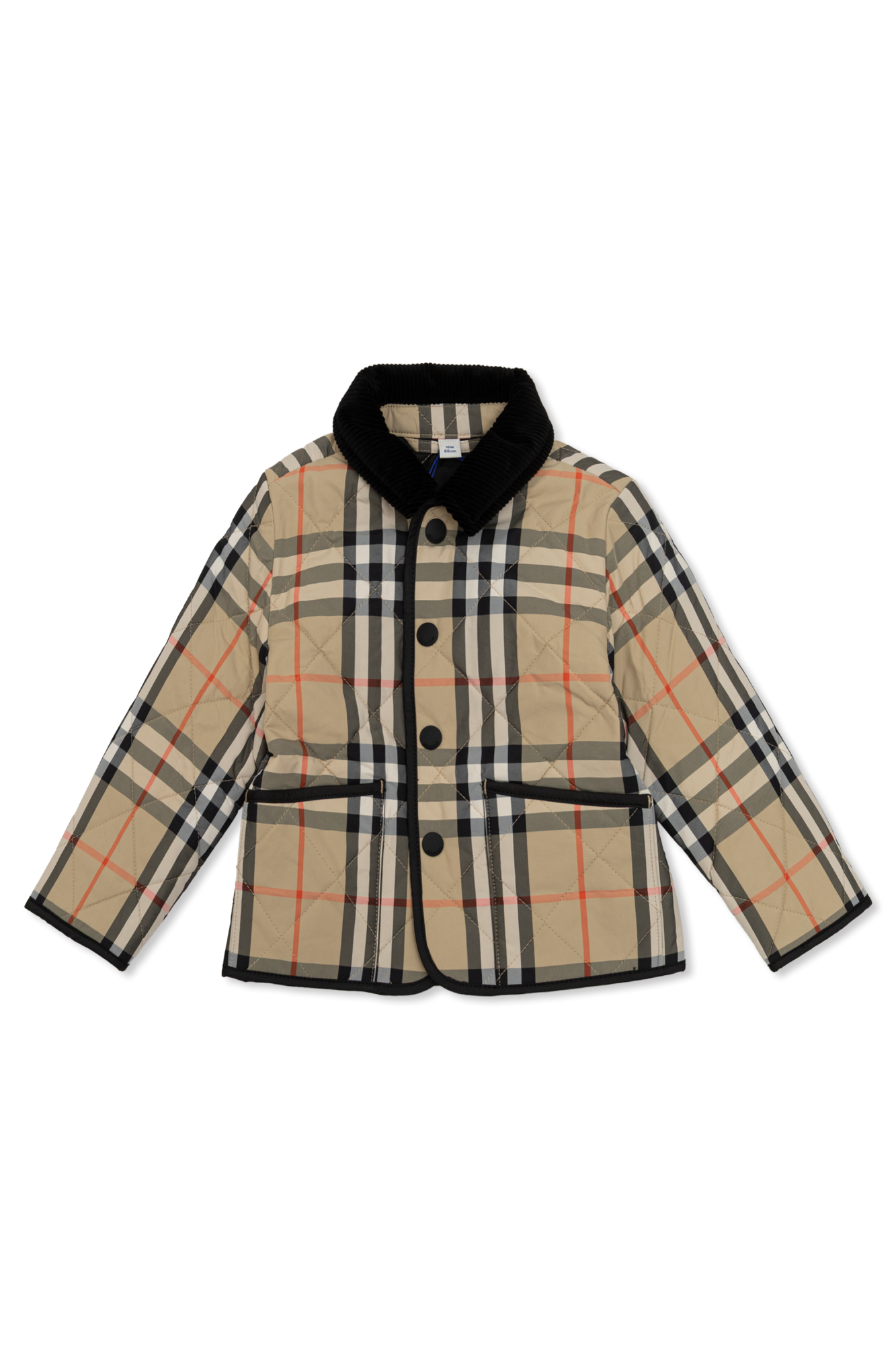 Burberry Kids Pikowana Kurtka ‘Milo’, Unisex, Beżowy