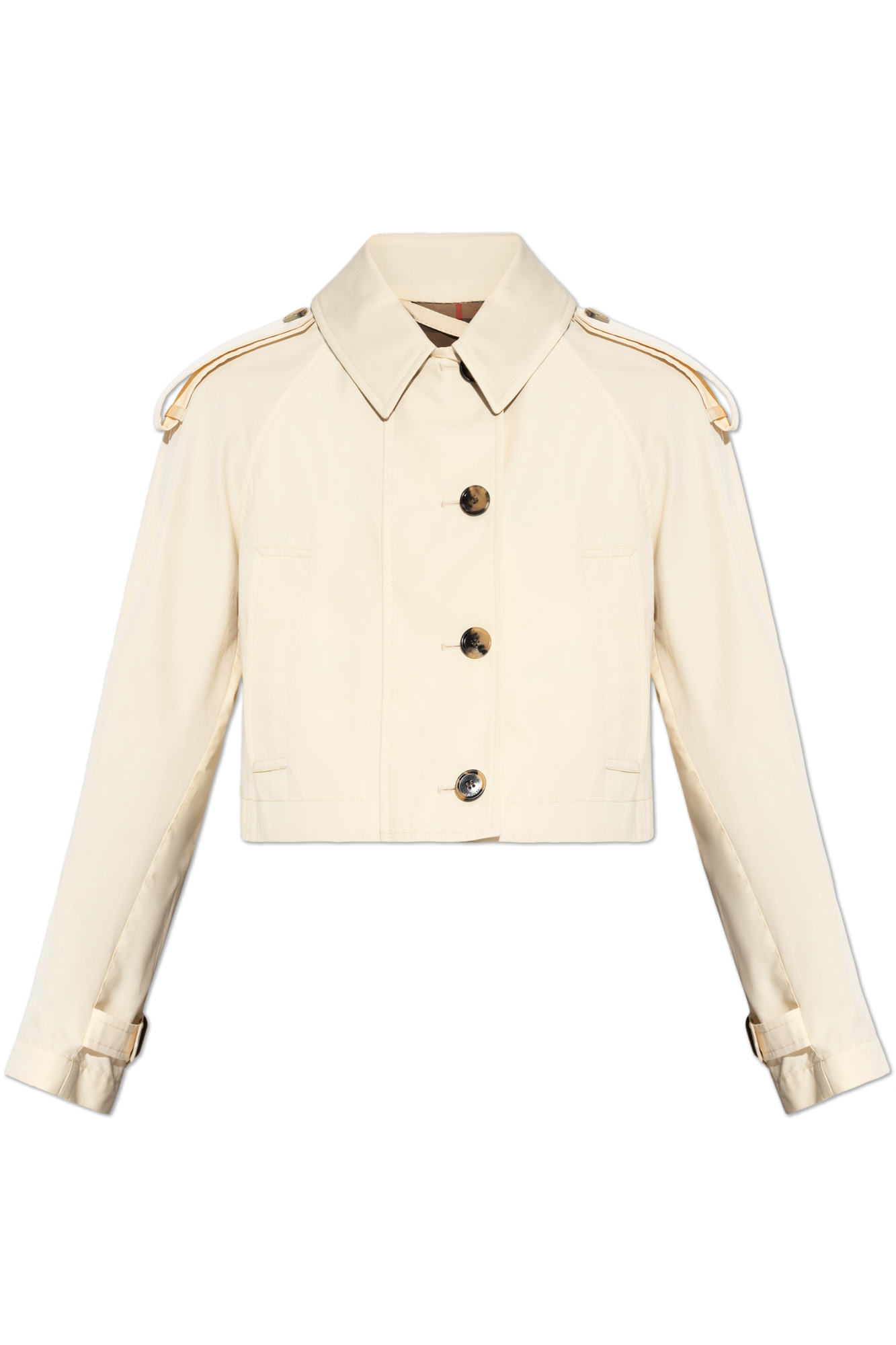Burberry Krótki Trencz ‘Linwood’, Kobiety, Beżowy