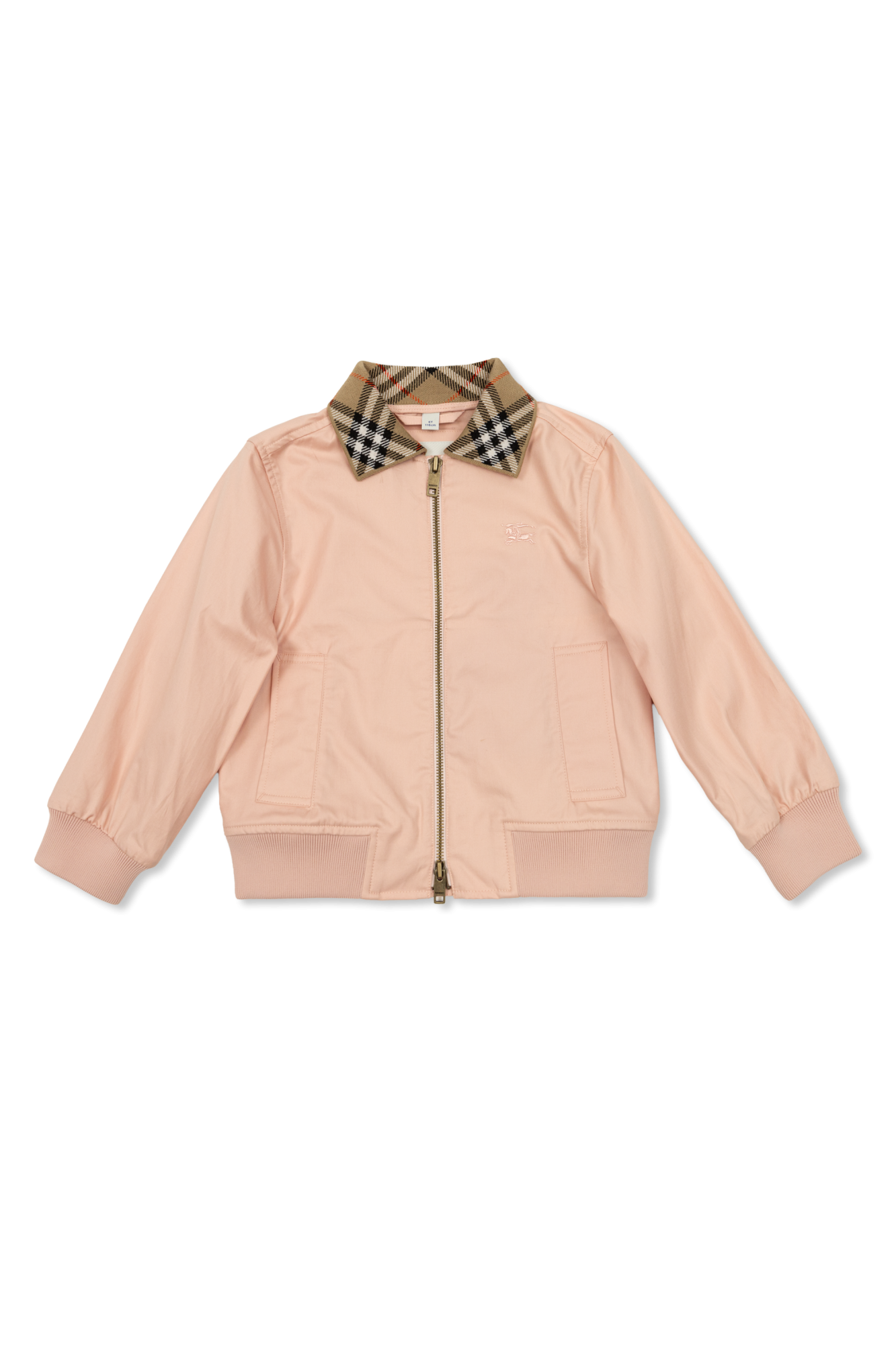 Burberry Kids Kurtka Z Logo, Unisex, Różowy