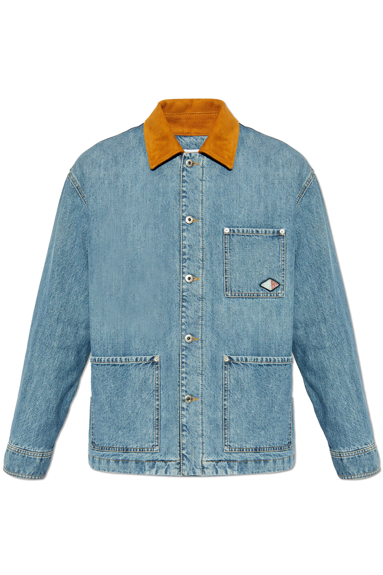 Bottega Veneta Jeansowa Ocieplana Kurtka, Mężczyźni, Niebieski