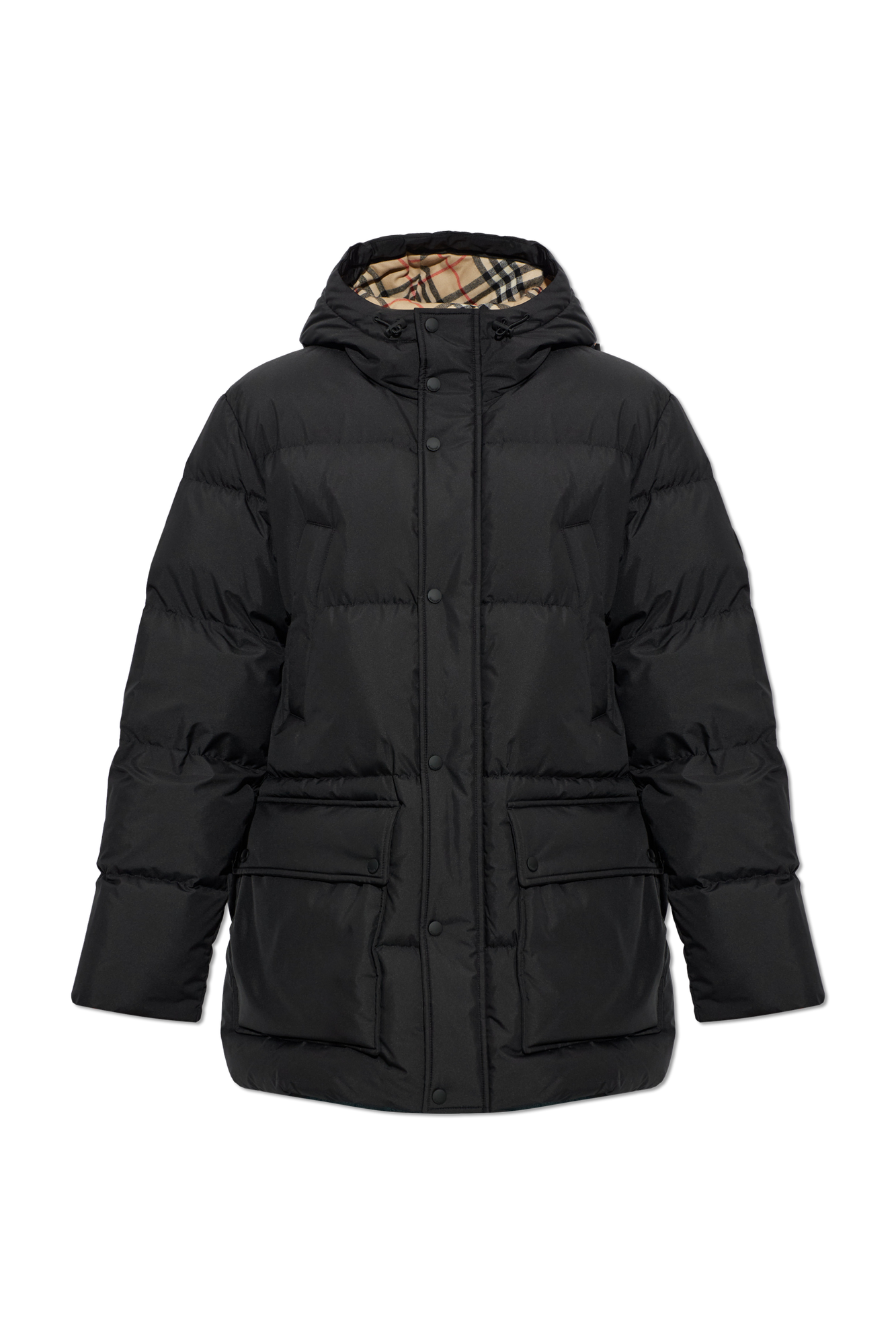 Burberry Puchowa Kurtka ‘Burford’, Mężczyźni, Czarny
