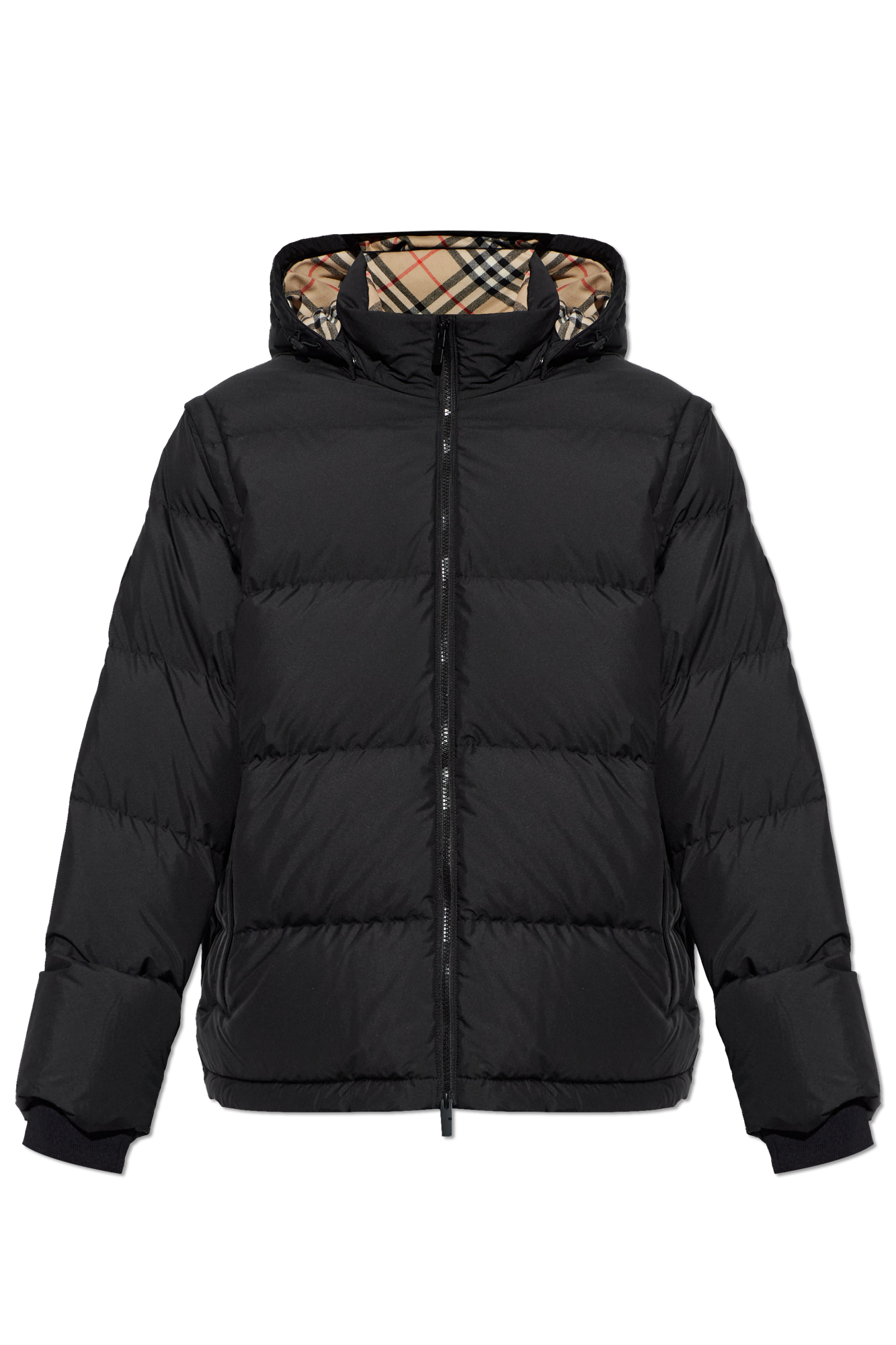 Burberry Puchowa Kurtka ‘Bideford’, Mężczyźni, Czarny