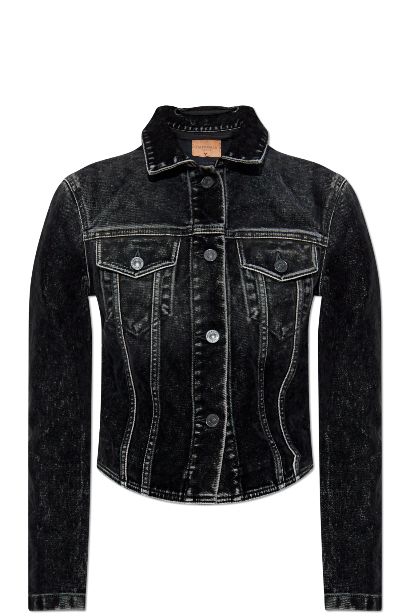 Balenciaga Kurtka Jeansowa, Kobiety, Czarny