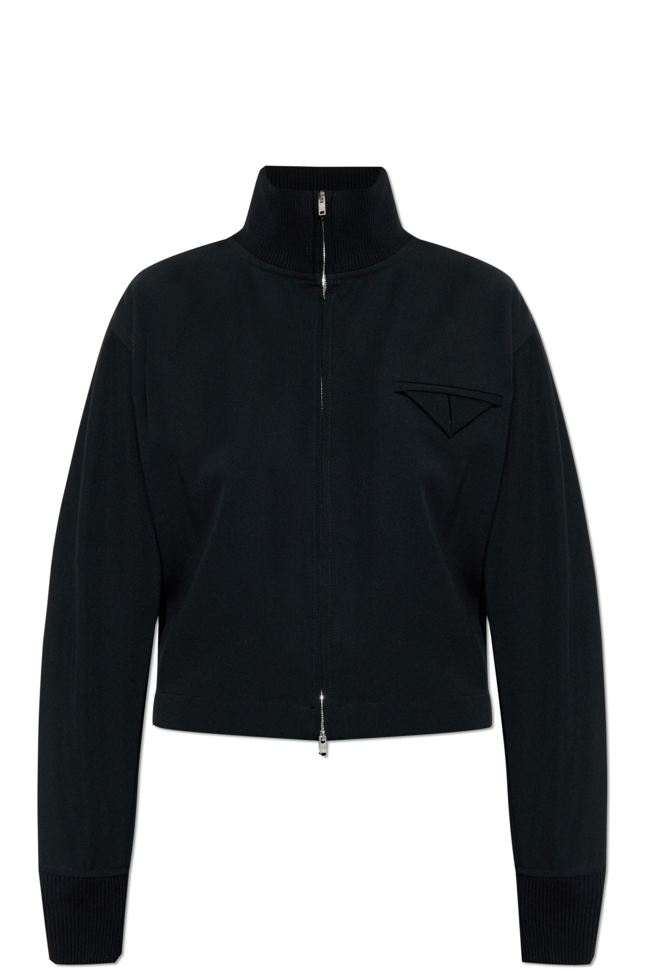 Bottega Veneta Wełniana Kurtka, Kobiety, Czarny