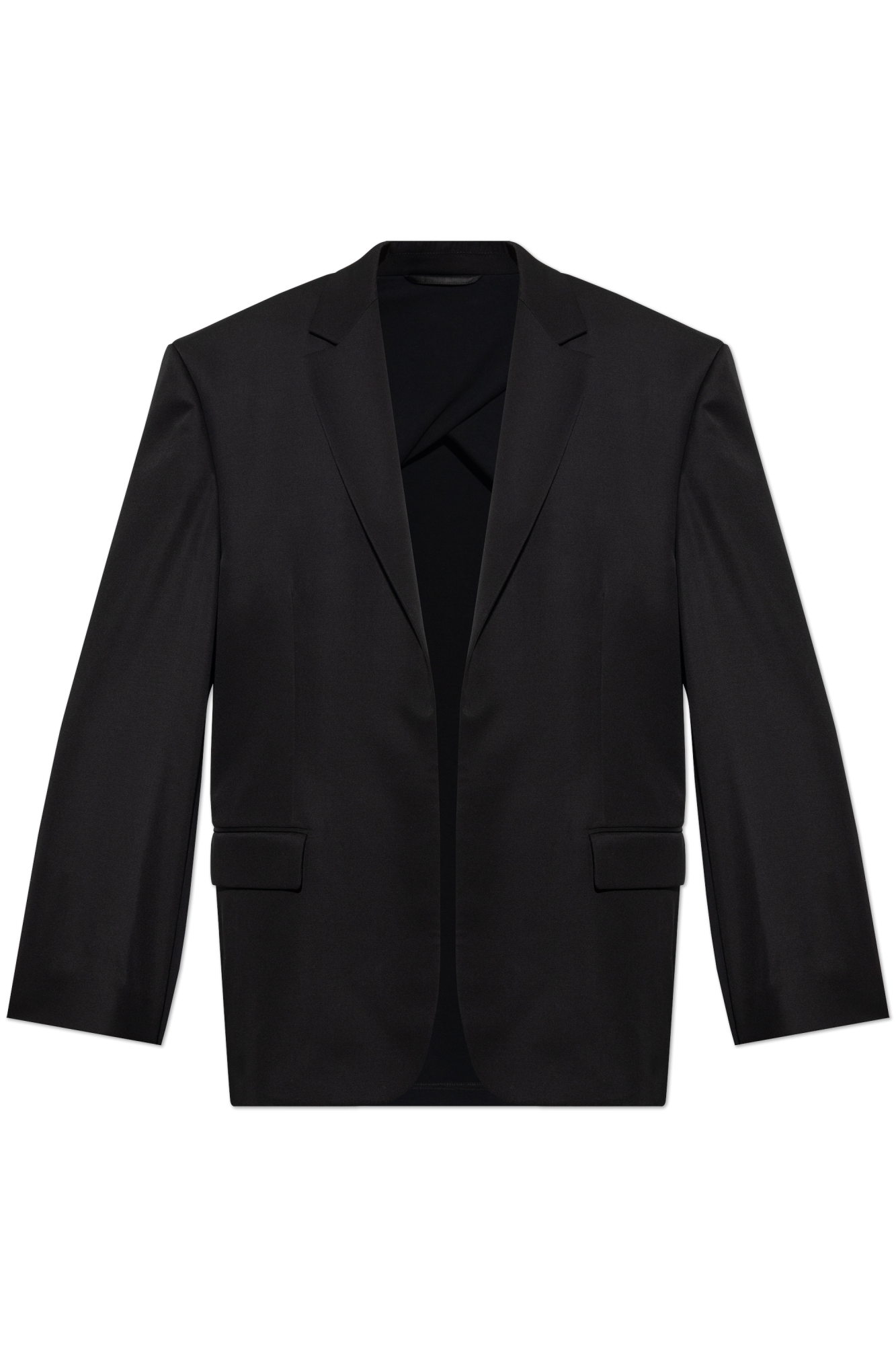 Balenciaga Marynarka Typu `oversize` Z łączonych Materiałów, Mężczyźni, Czarny