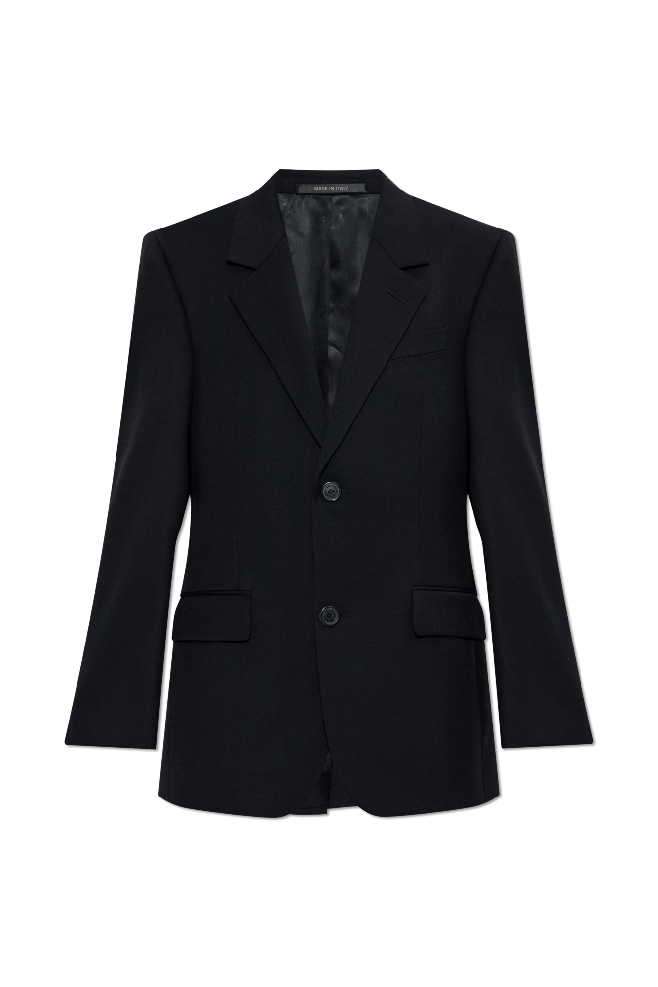 Balenciaga Wełniana Marynarka, Kobiety, Czarny