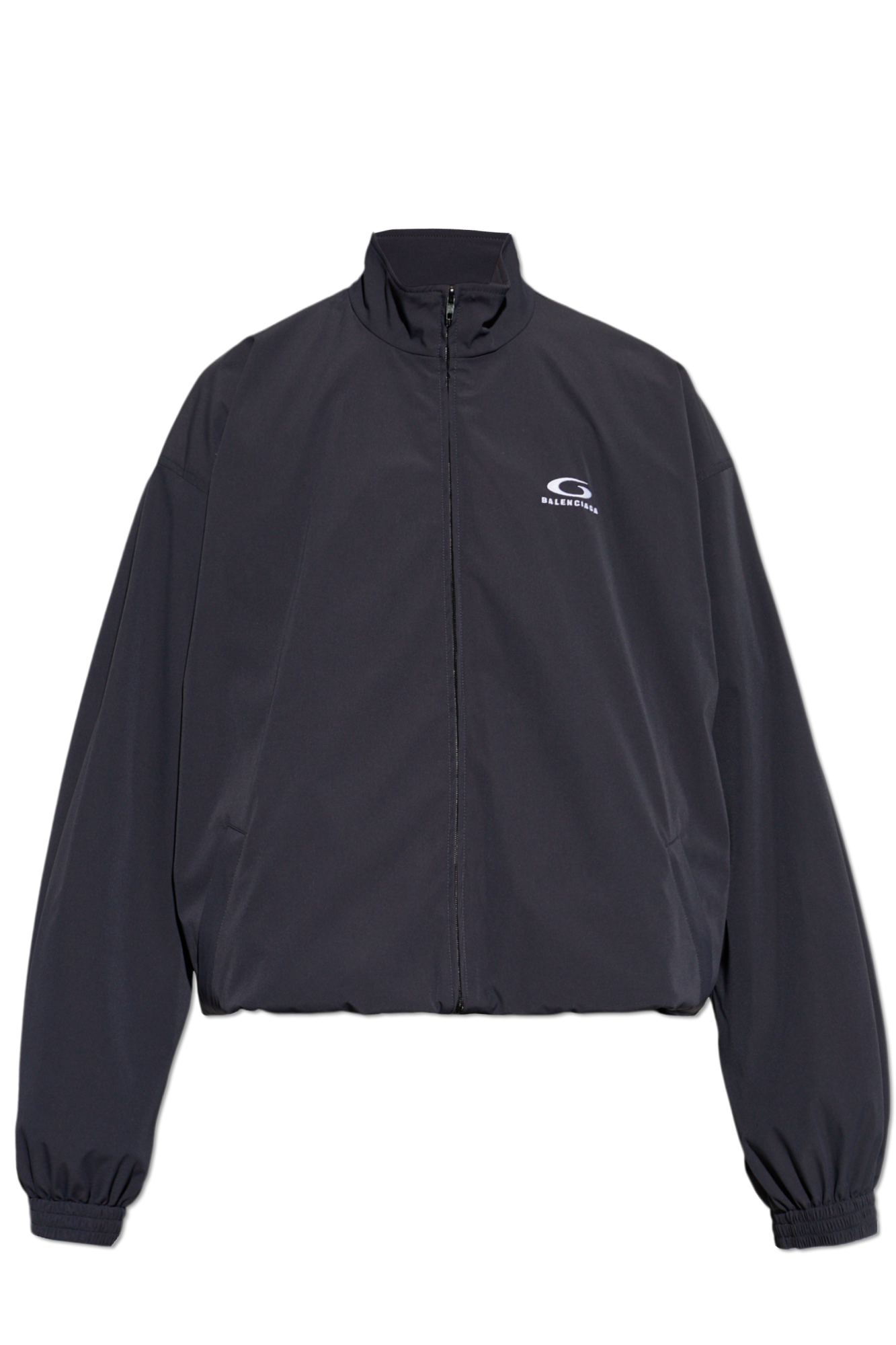 Balenciaga Kurtka Z Logo, Mężczyźni, Czarny