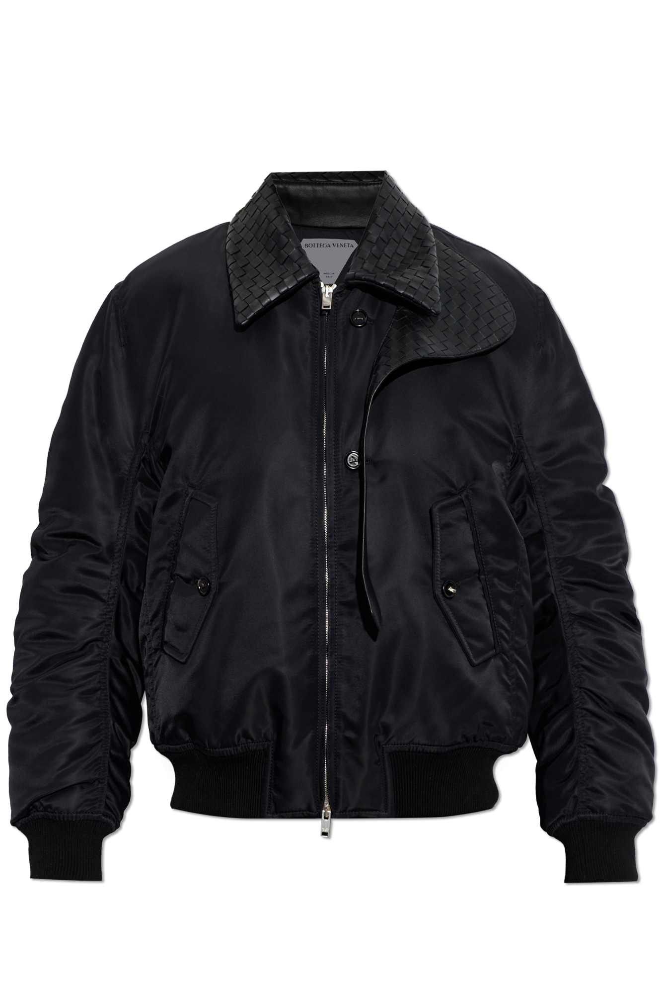 Bottega Veneta Kurtka Typu `bomber`, Kobiety, Czarny