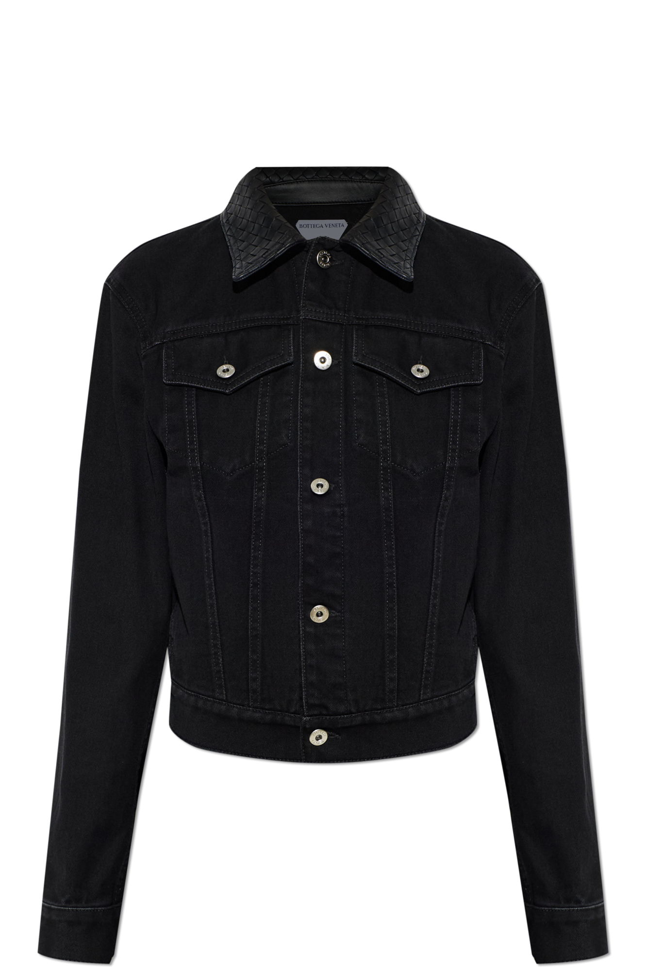 Bottega Veneta Jeansowa Kurtka, Kobiety, Czarny