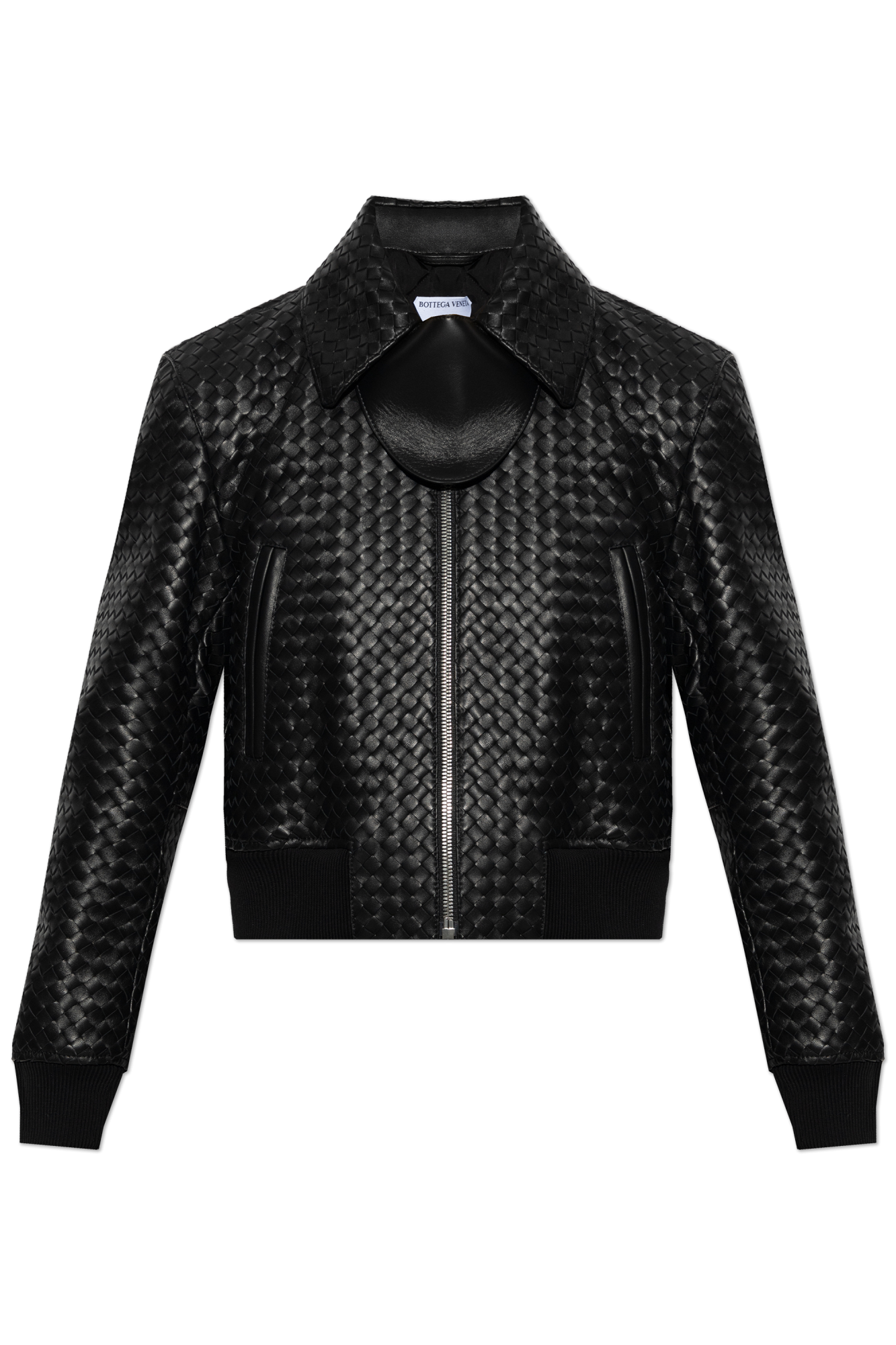 Bottega Veneta Skórzana Kurtka, Kobiety, Czarny