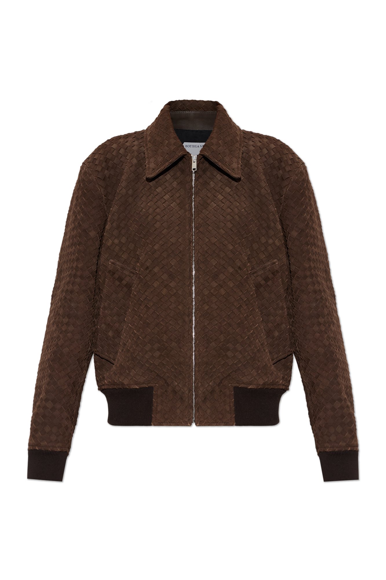 Bottega Veneta Skórzana Kurtka Typu ‘bomber’, Kobiety, Brązowy