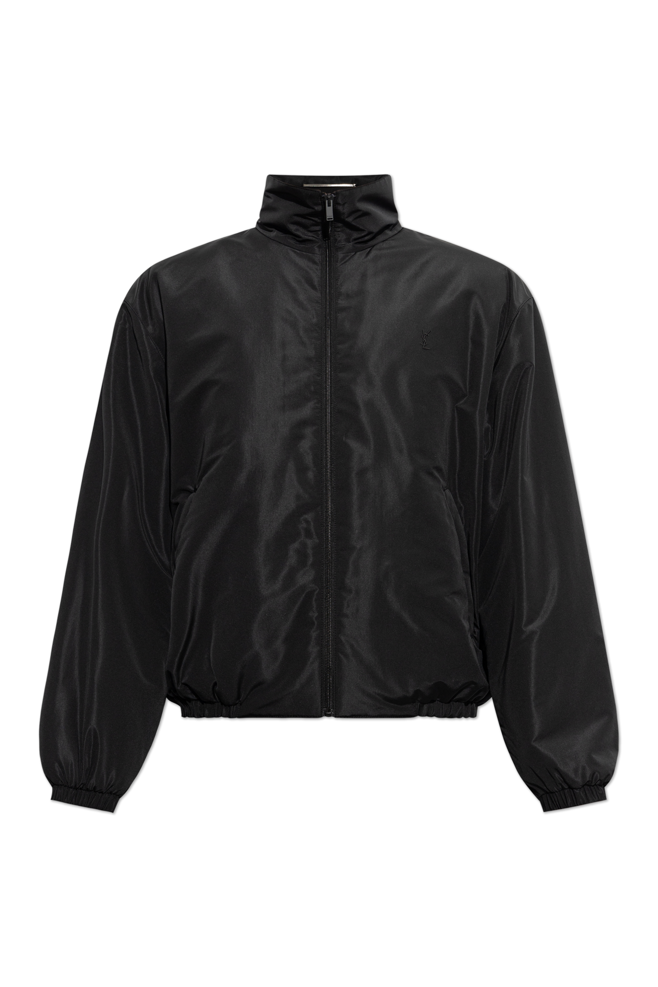 Saint Laurent Kurtka Typu ‘bomber’, Mężczyźni, Czarny