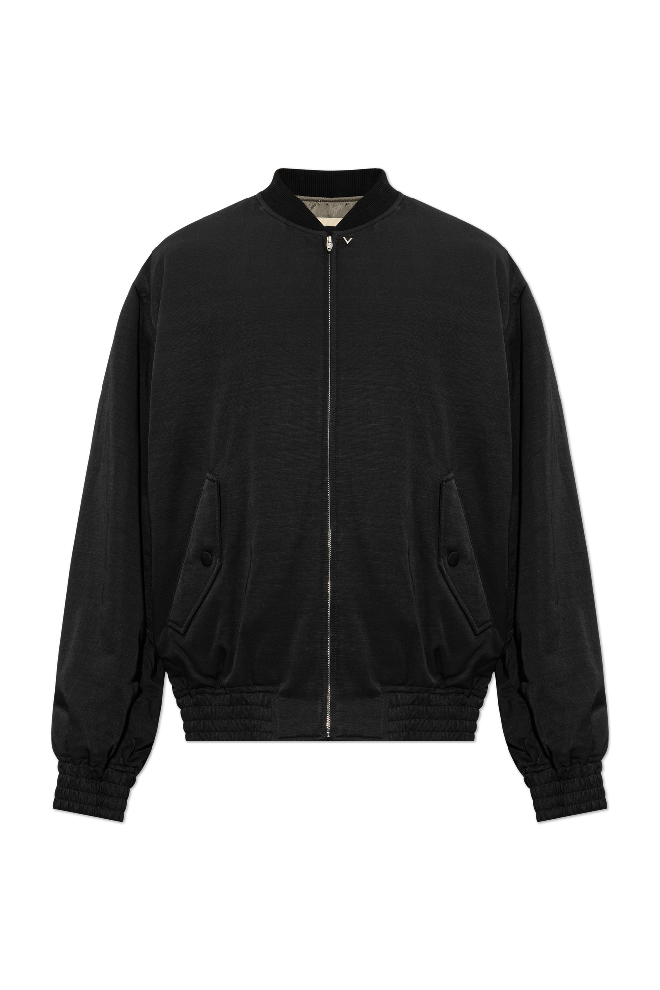 Valentino Garavani Kurtka Typu `bomber`, Mężczyźni, Czarny