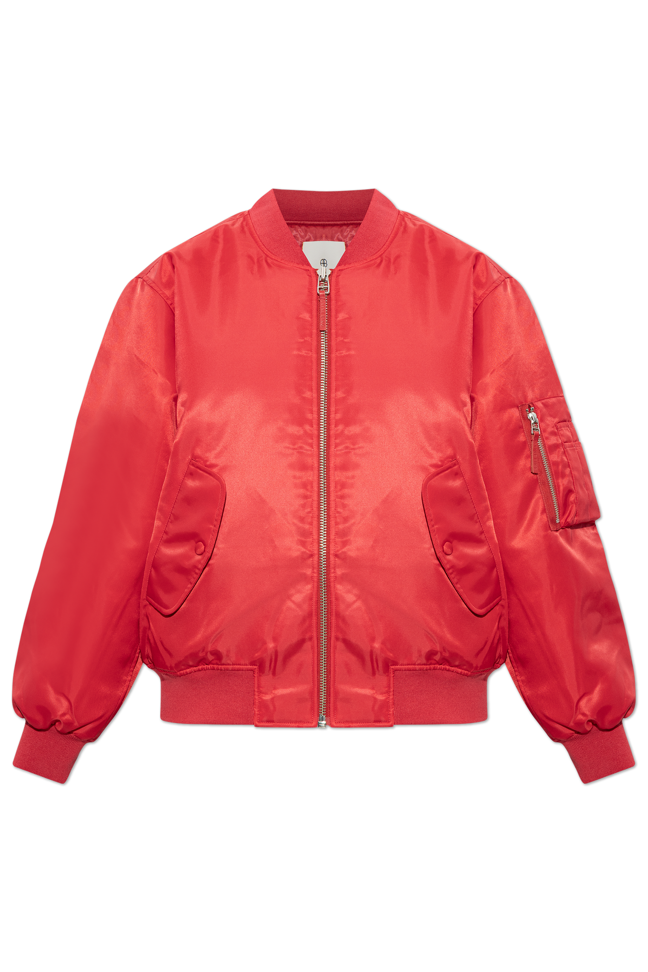 Anine Bing Kurtka `Leon` Typu `bomber`, Kobiety, Czerwony