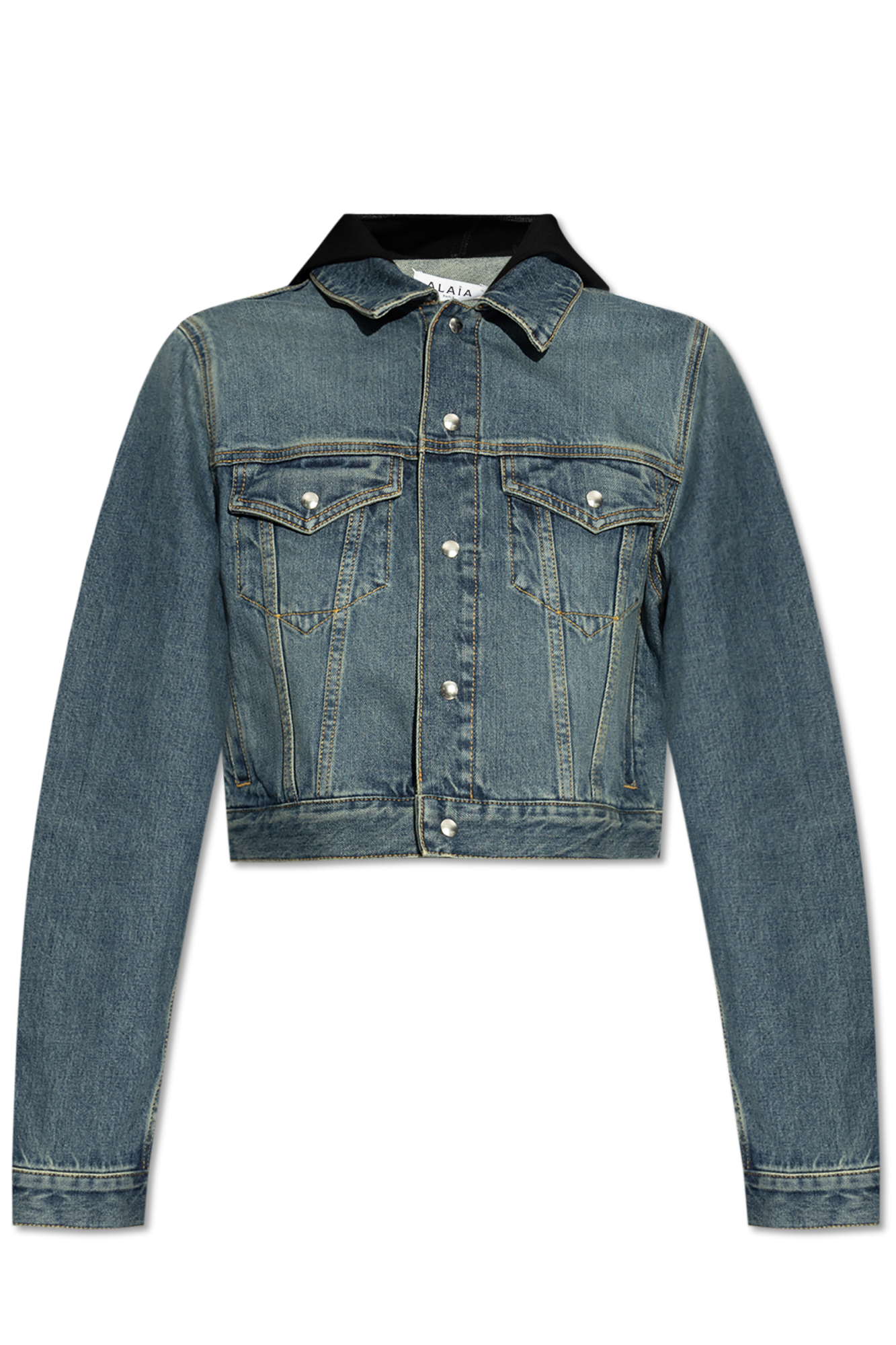 Alaïa Kurtka Jeansowa, Kobiety, Niebieski