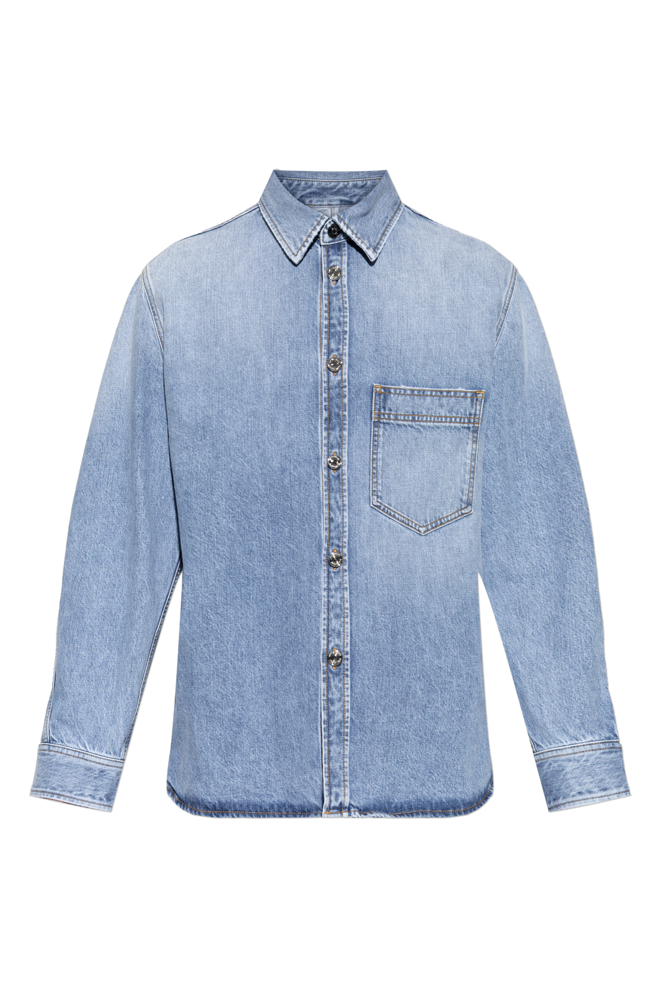 Givenchy Jeansowa Koszula Typu ‘oversize’, Mężczyźni, Jasnoniebieski