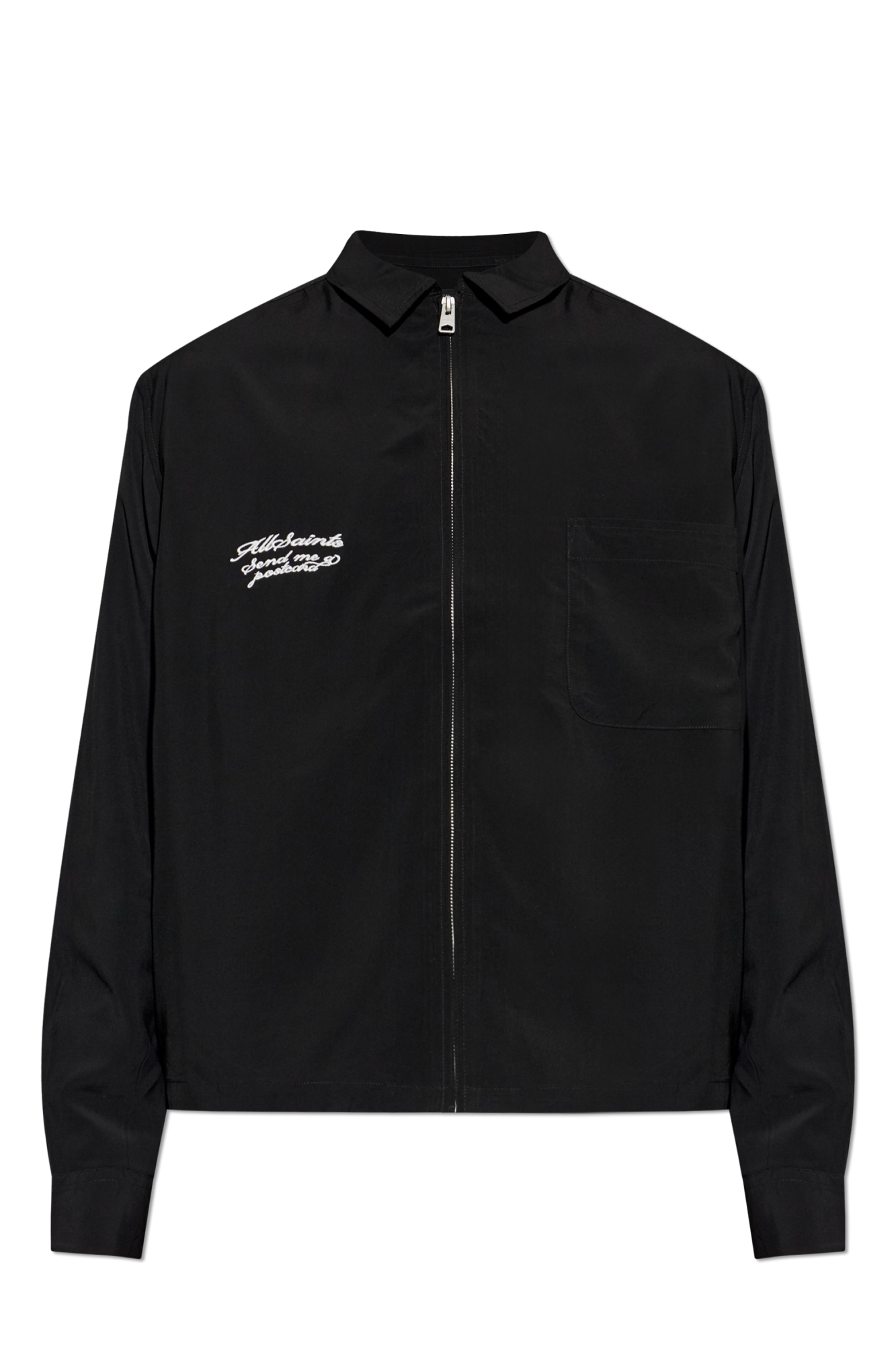 AllSaints Kurtka `Buck`, Mężczyźni, Czarny