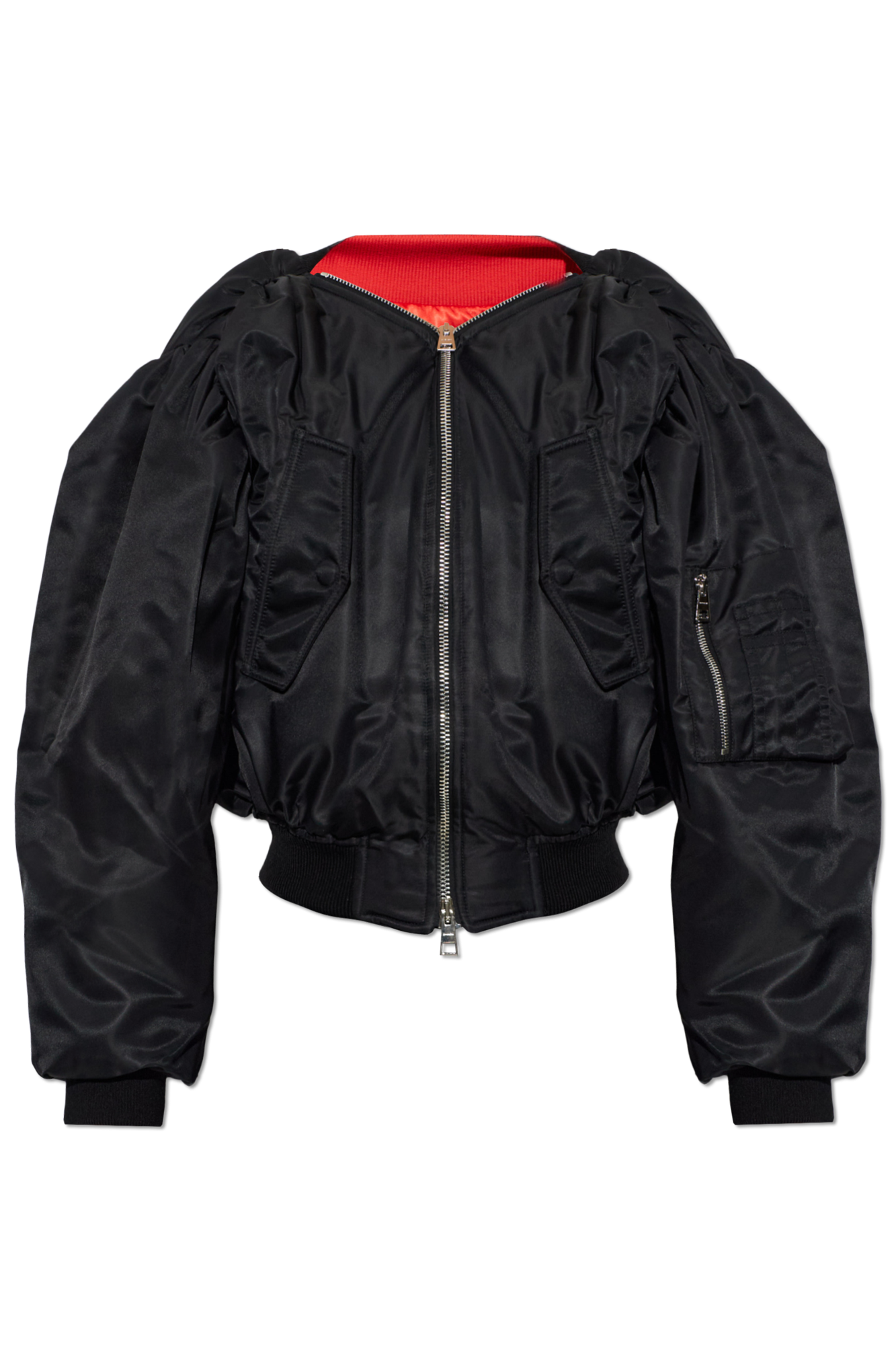 Givenchy Kurtka Typu ‘bomber’, Kobiety, Czarny
