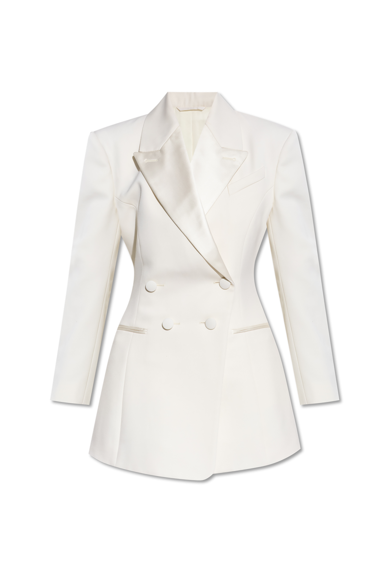Givenchy Dwurzędowa Marynarka, Kobiety, Kremowy