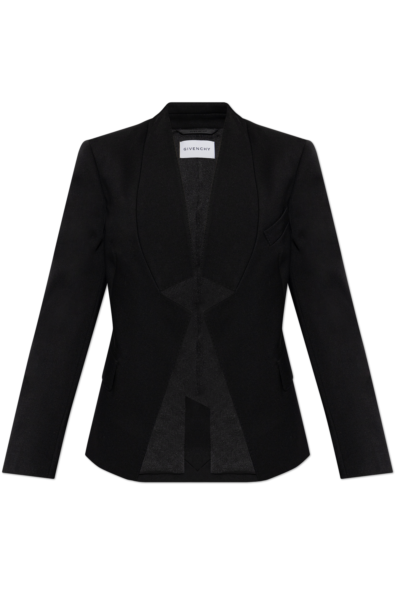 Givenchy Wełniana Marynarka, Kobiety, Czarny