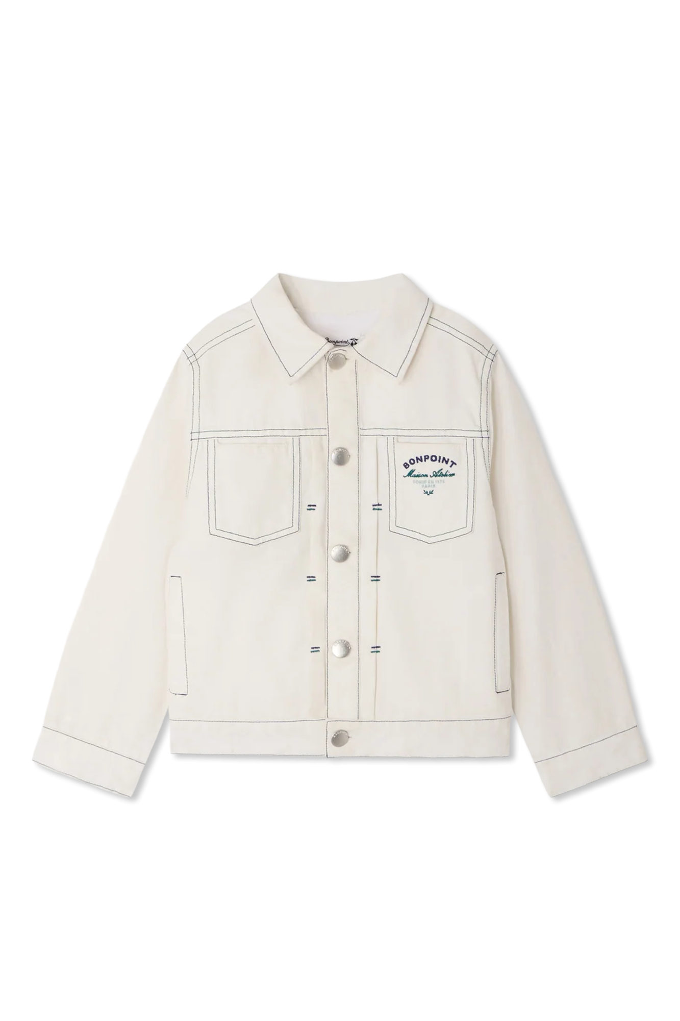 Bonpoint  Jeansowa Kurtka `Leddis`, Unisex, Biały