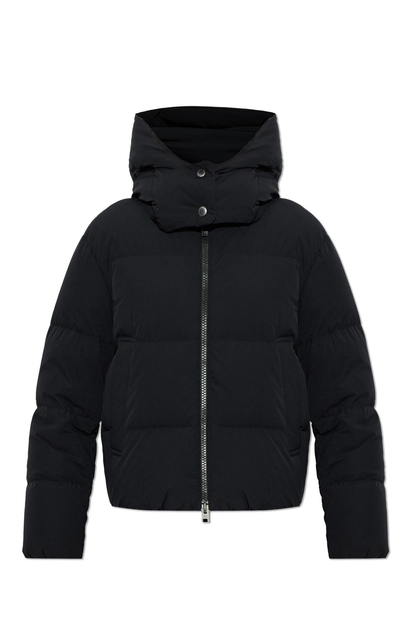 Woolrich Puchowa Kurtka Z Kapturem, Kobiety, Czarny