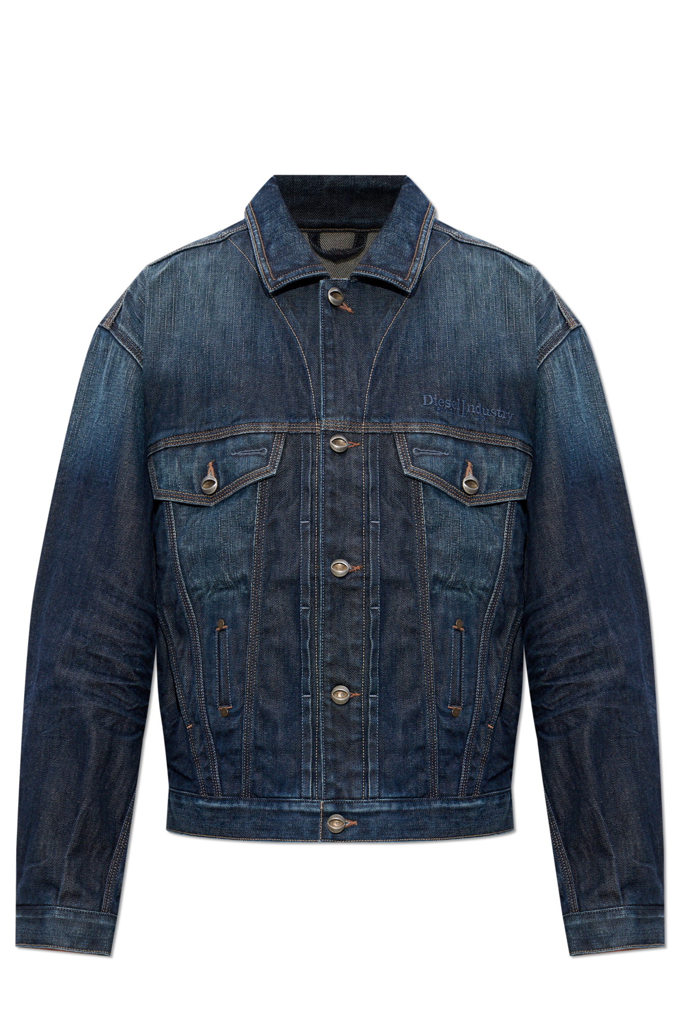 Diesel Jeansowa Kurtka `D-DENVER-CL`, Unisex, Granatowy